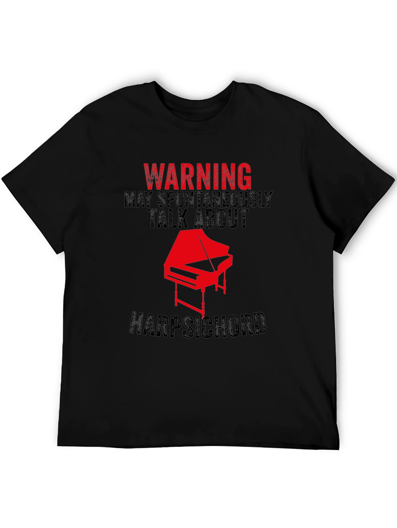 Harpsichord Warning Graphic Tee