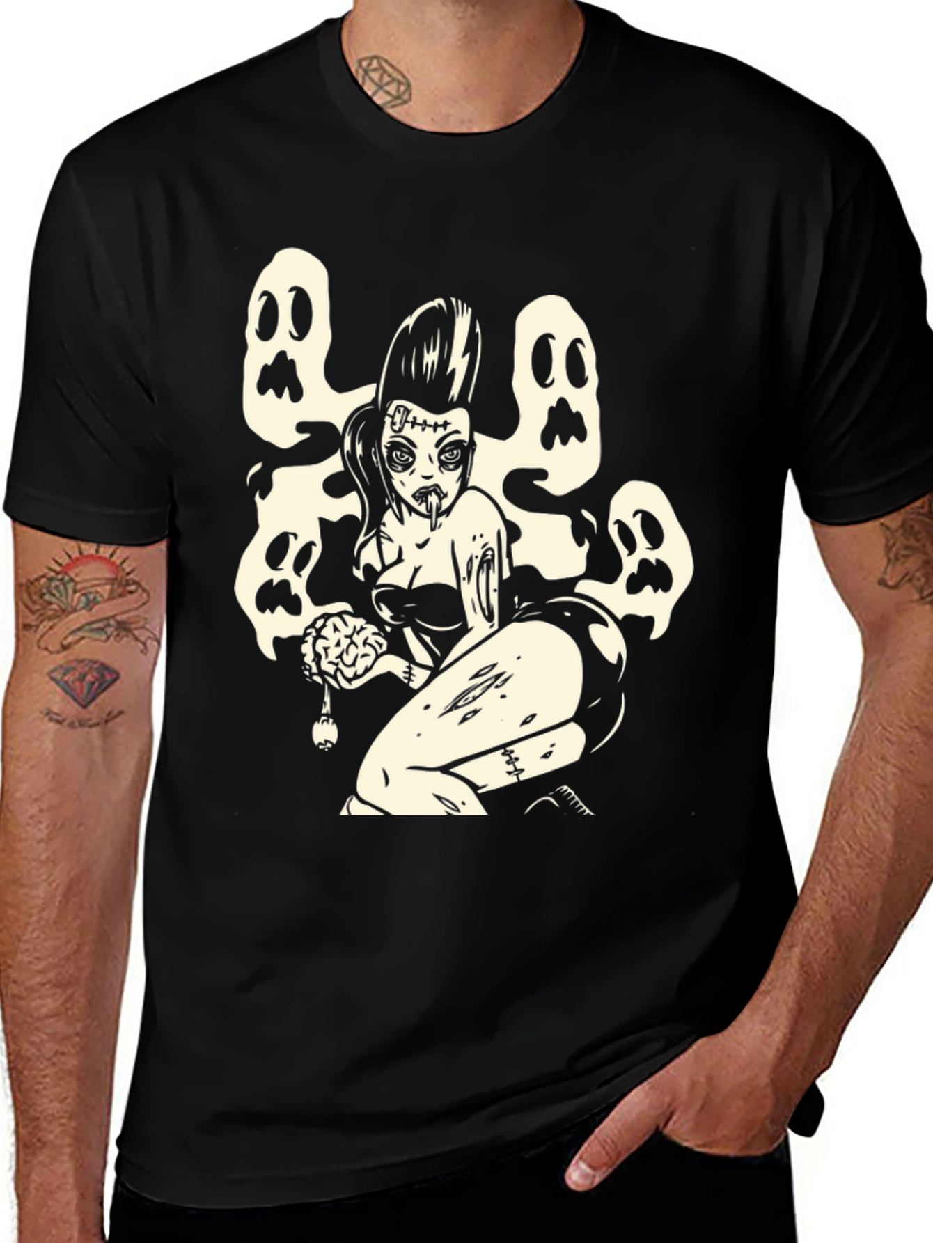 Zombie Pinup Girl T-Shirt
