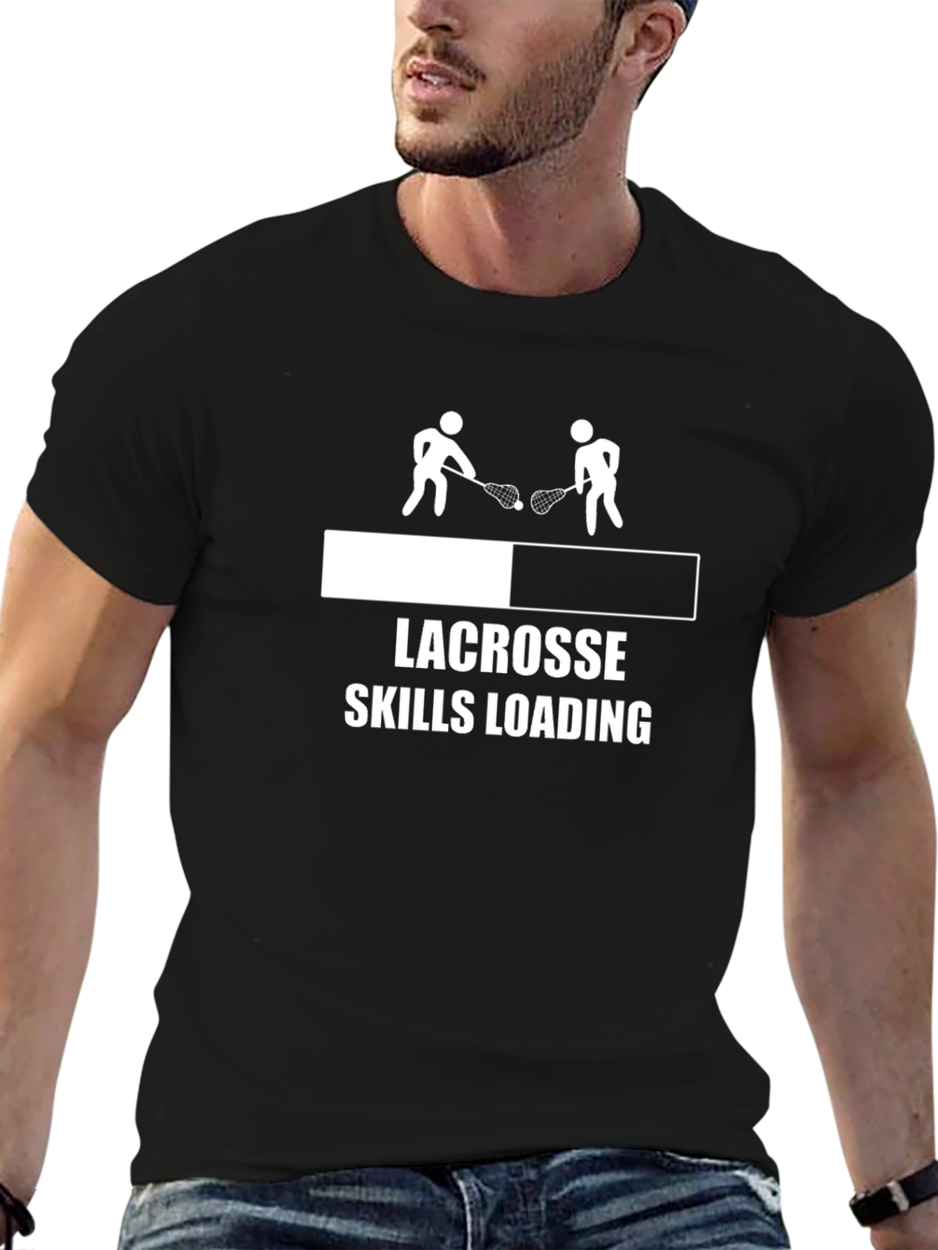 Lacrosse Skills Loading Graphic T-Shirt