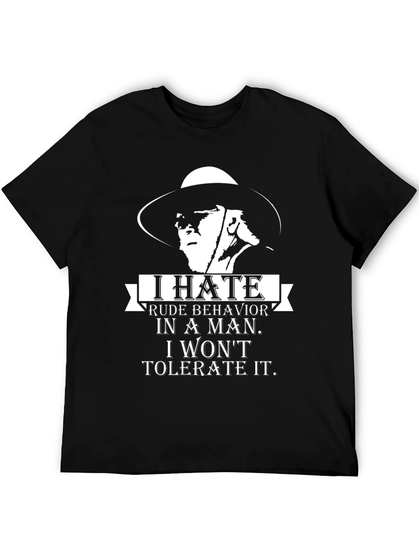 I Hate Rude Behavior T-Shirt - Statement Tee