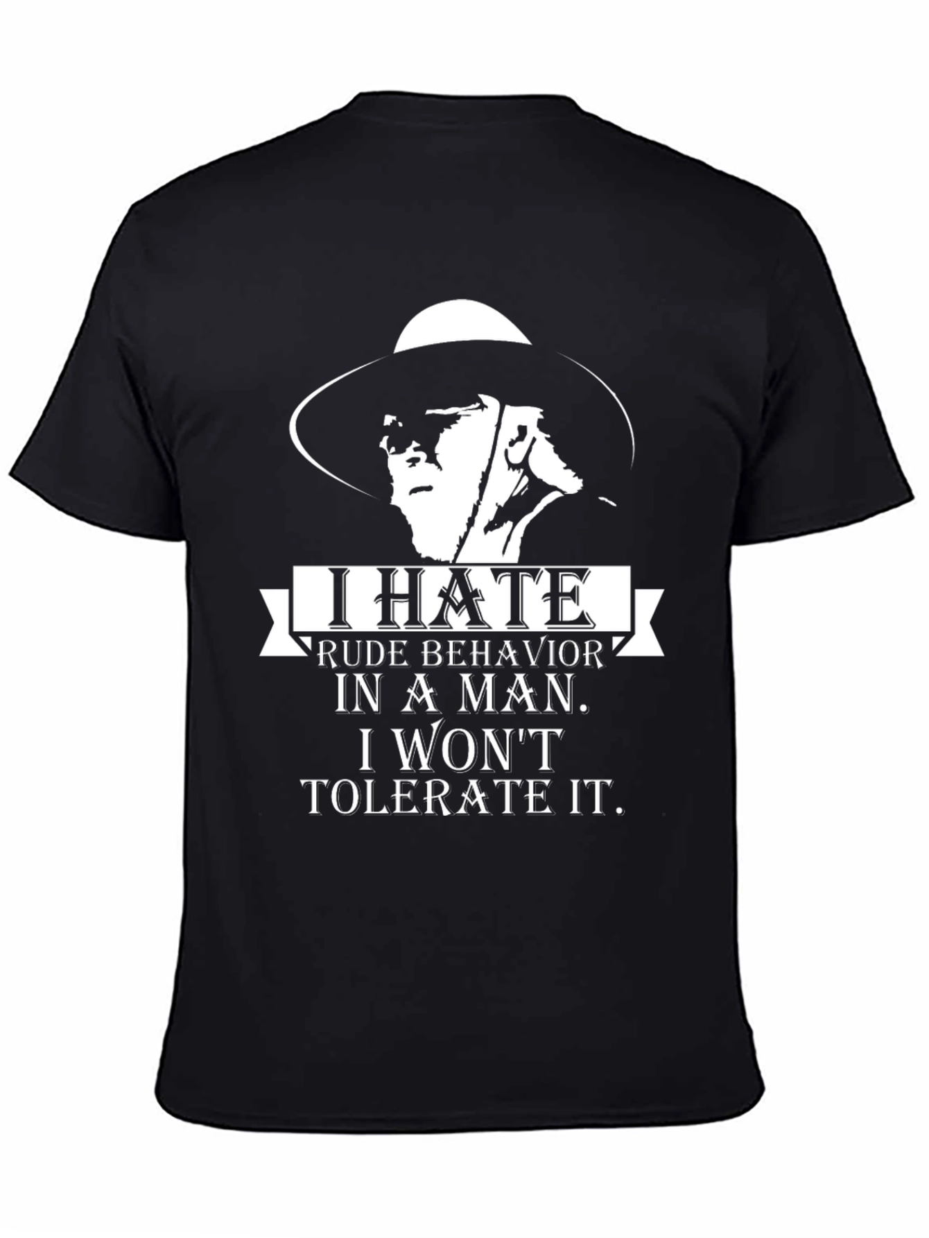 I Hate Rude Behavior T-Shirt - Statement Tee