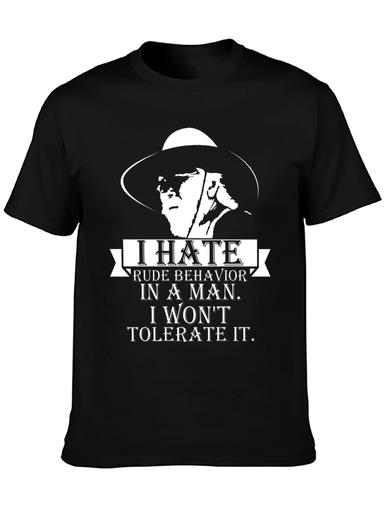 I Hate Rude Behavior T-Shirt - Statement Tee