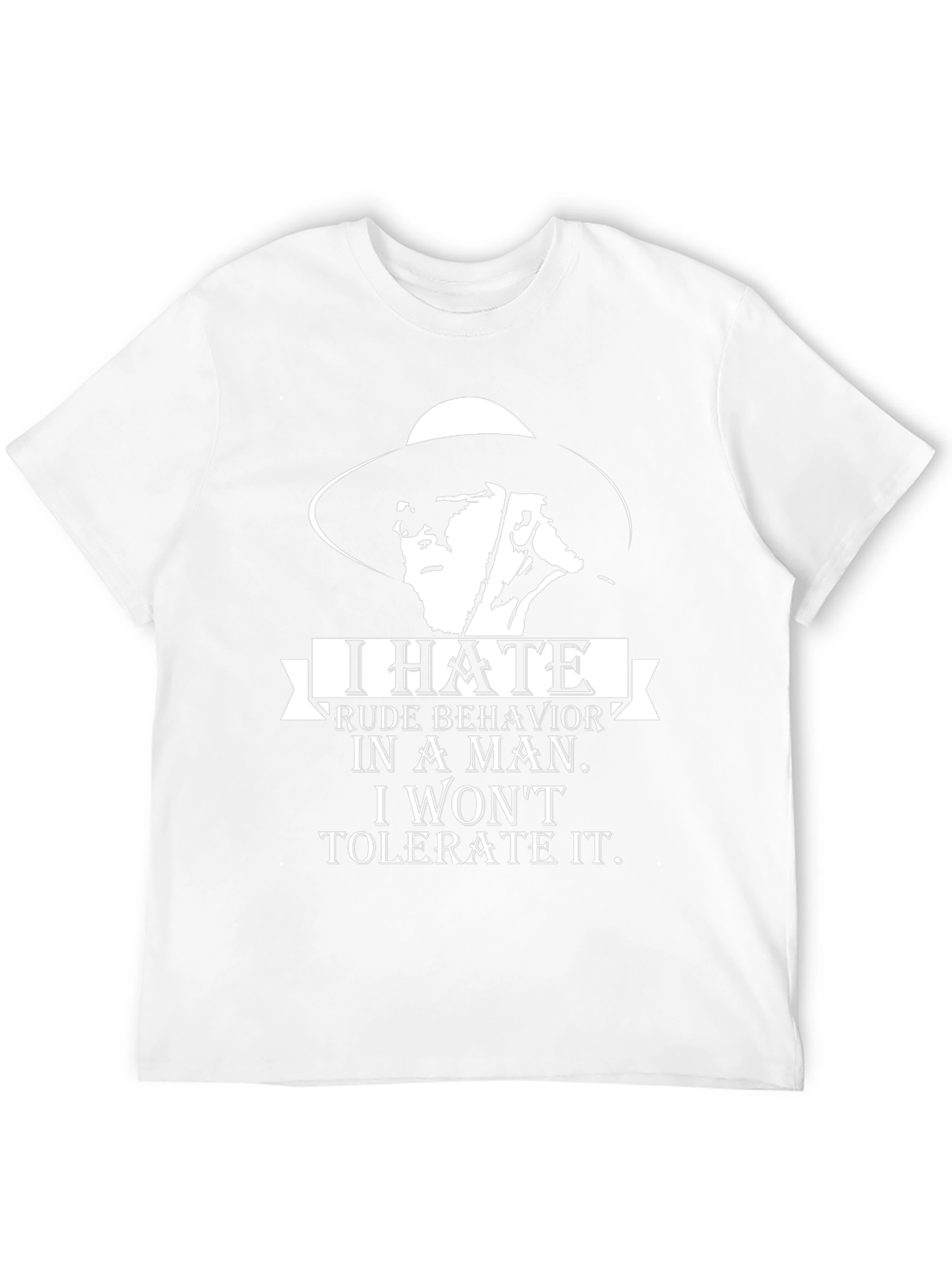 I Hate Rude Behavior T-Shirt - Statement Tee