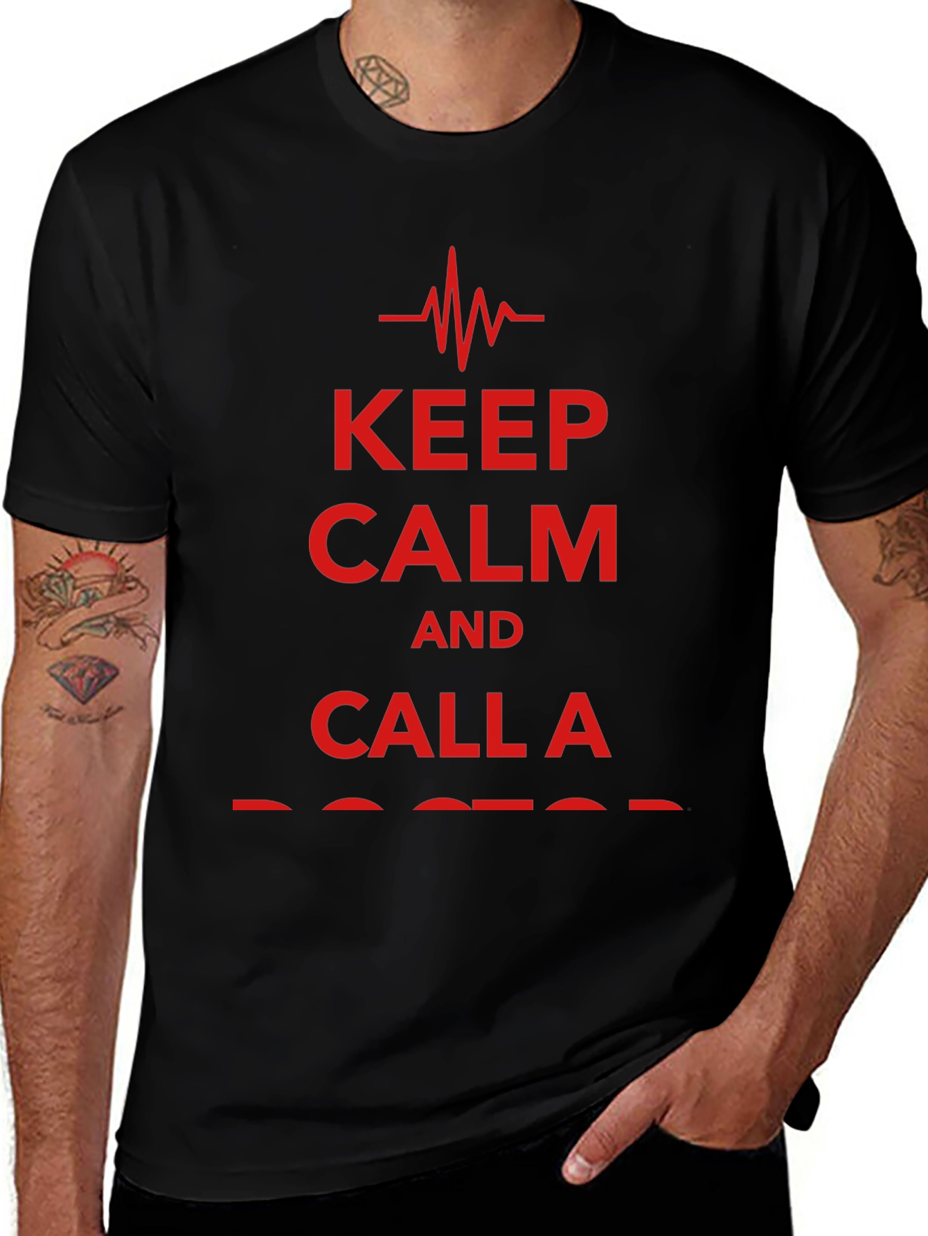 Keep Calm and Call a Doctor Graphic T-Shirt