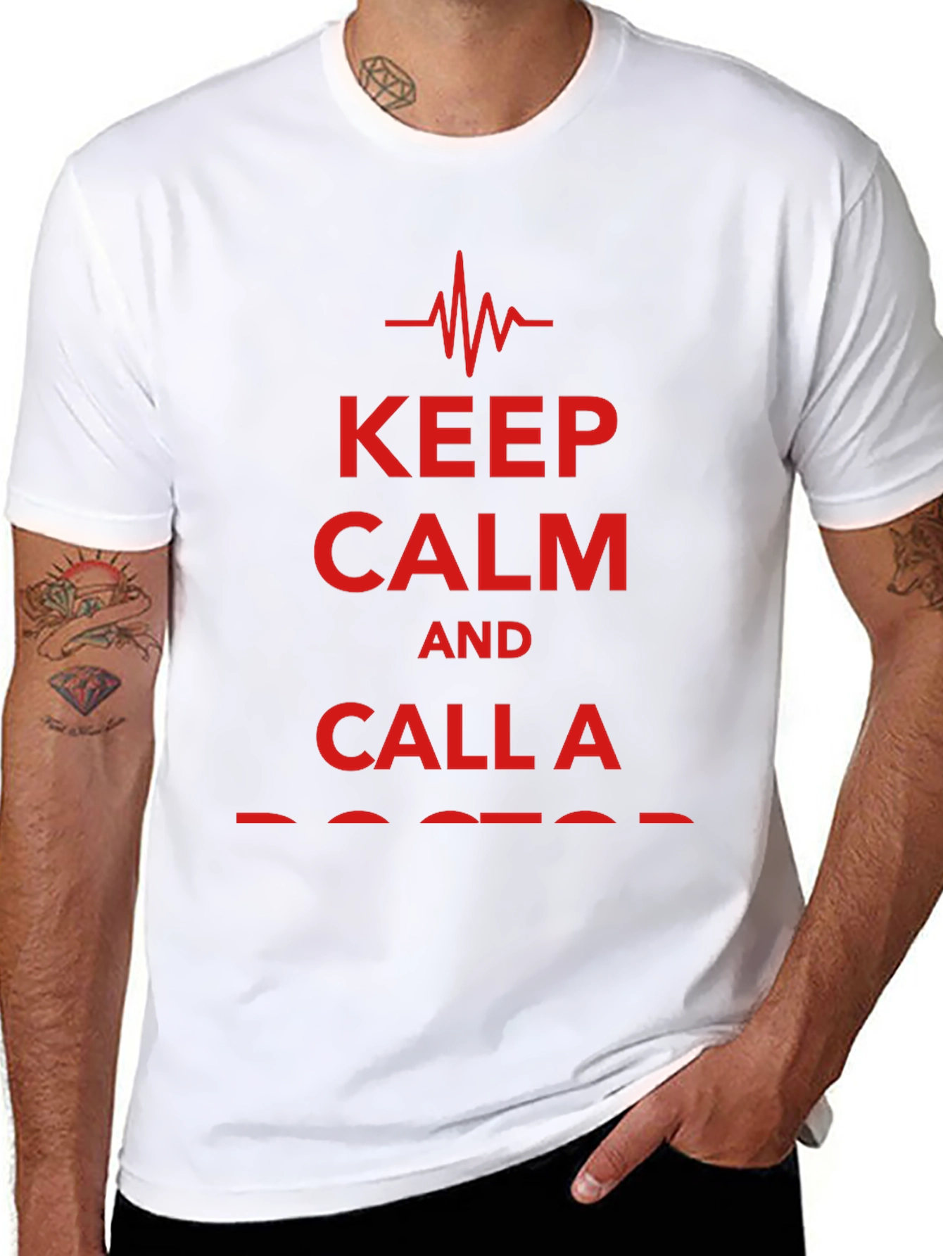 Keep Calm and Call a Doctor Graphic T-Shirt