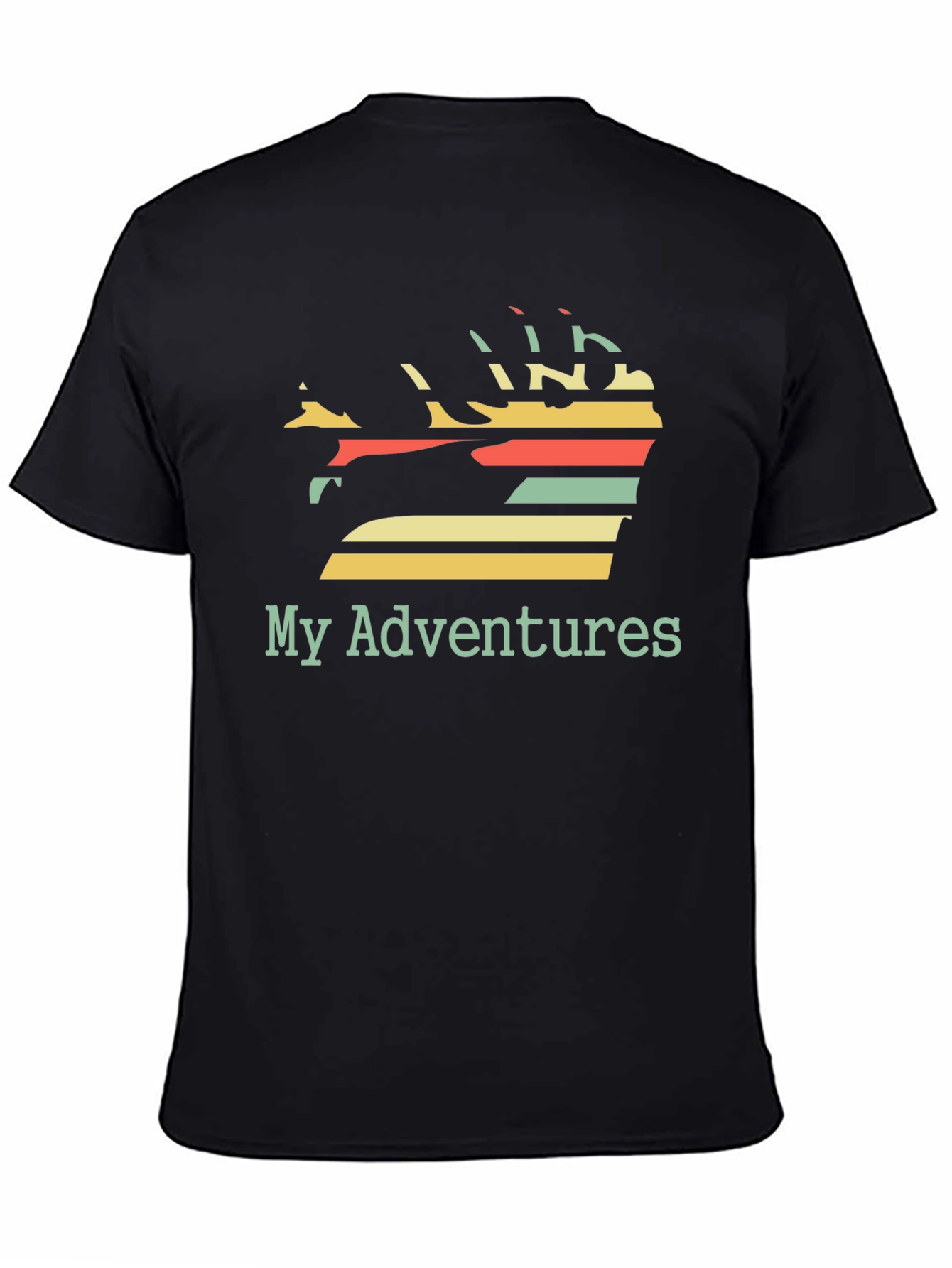 My Adventures Graphic Tee - Black