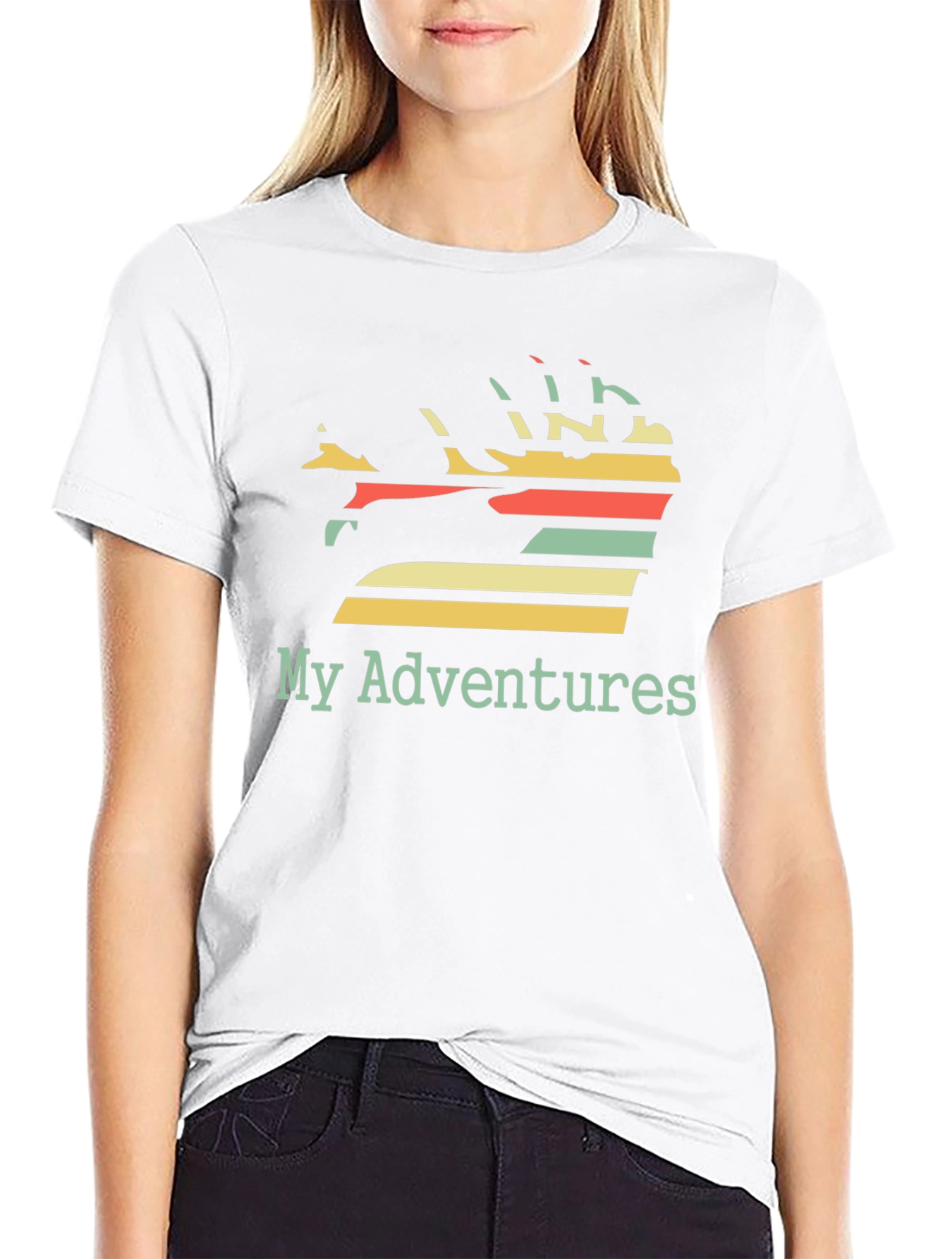 My Adventures Graphic Tee - Black