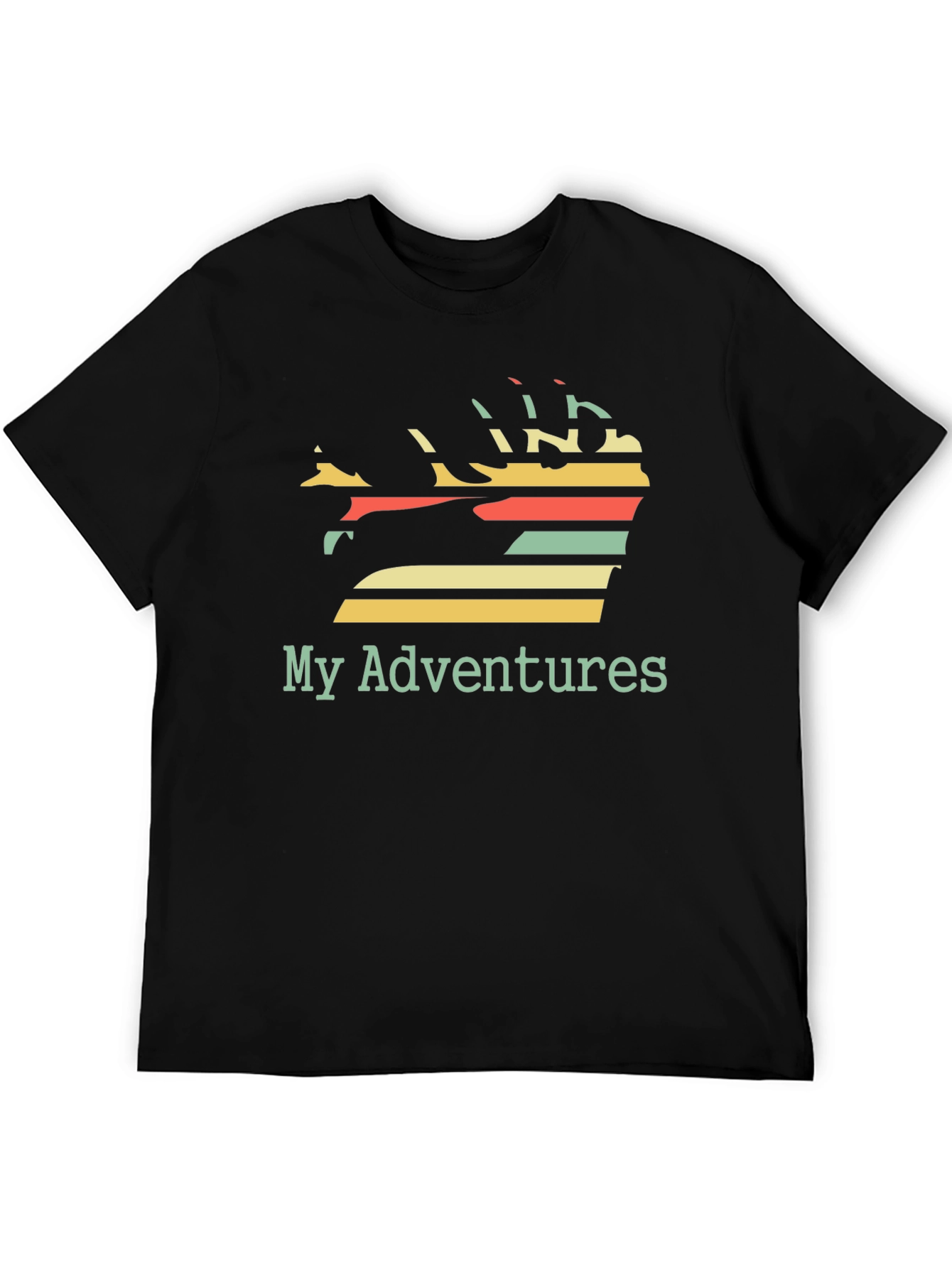 My Adventures Graphic Tee - Black