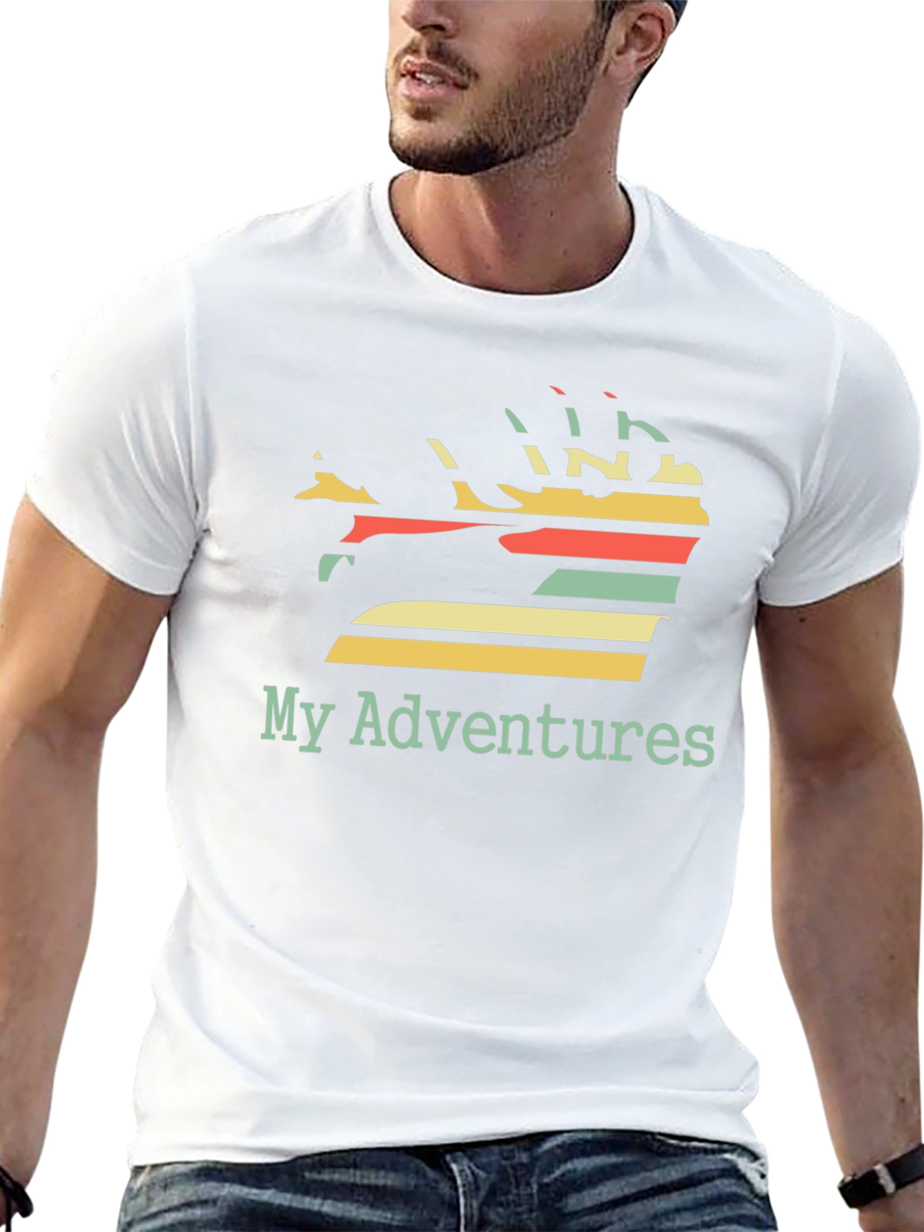 My Adventures Graphic Tee - Black