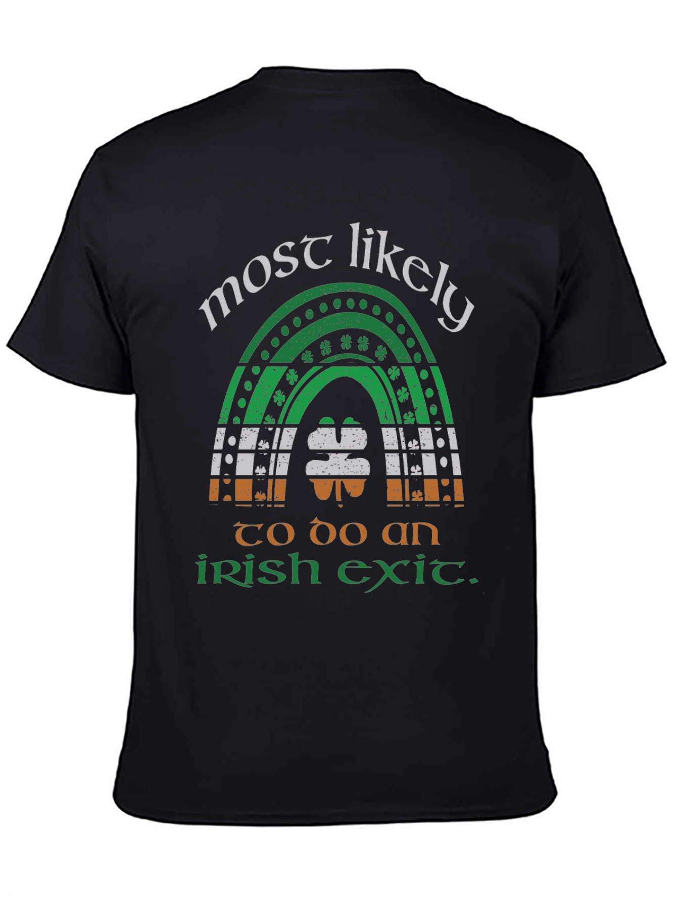 Funny St. Patricks Day Irish Exit Rainbow T-Shirt