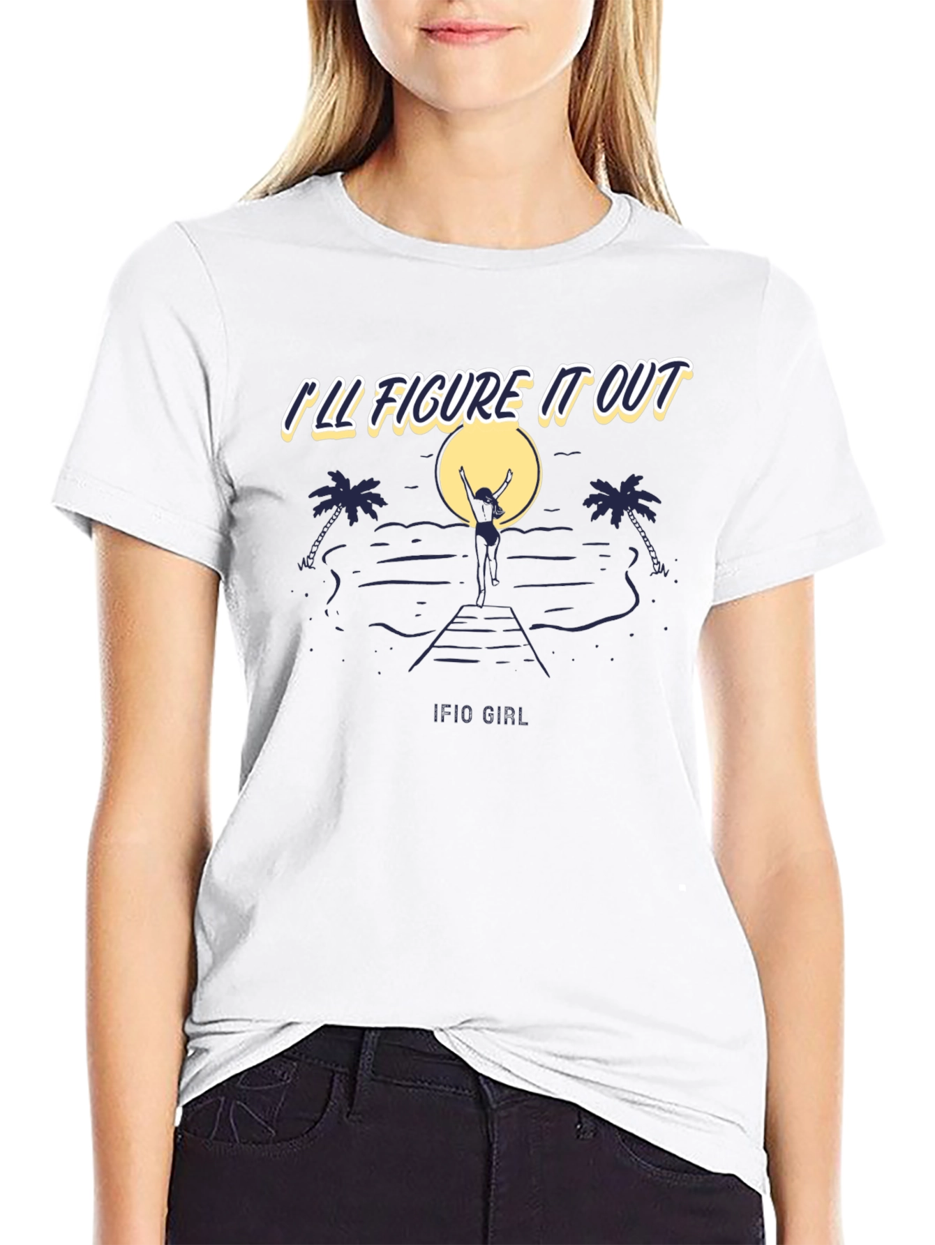 Ill Figure It Out Beach T-Shirt