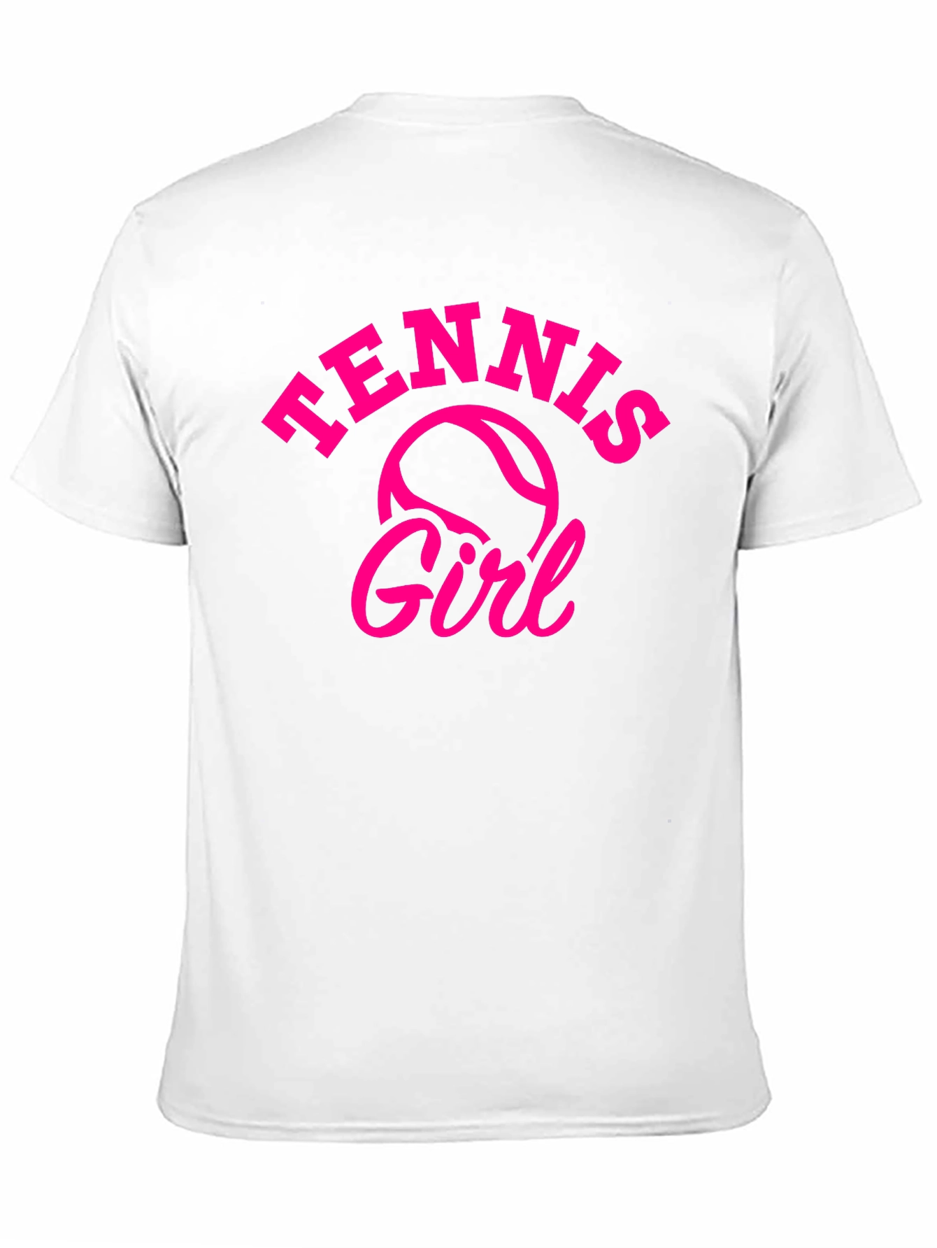 Tennis Girl Graphic Tee - Black