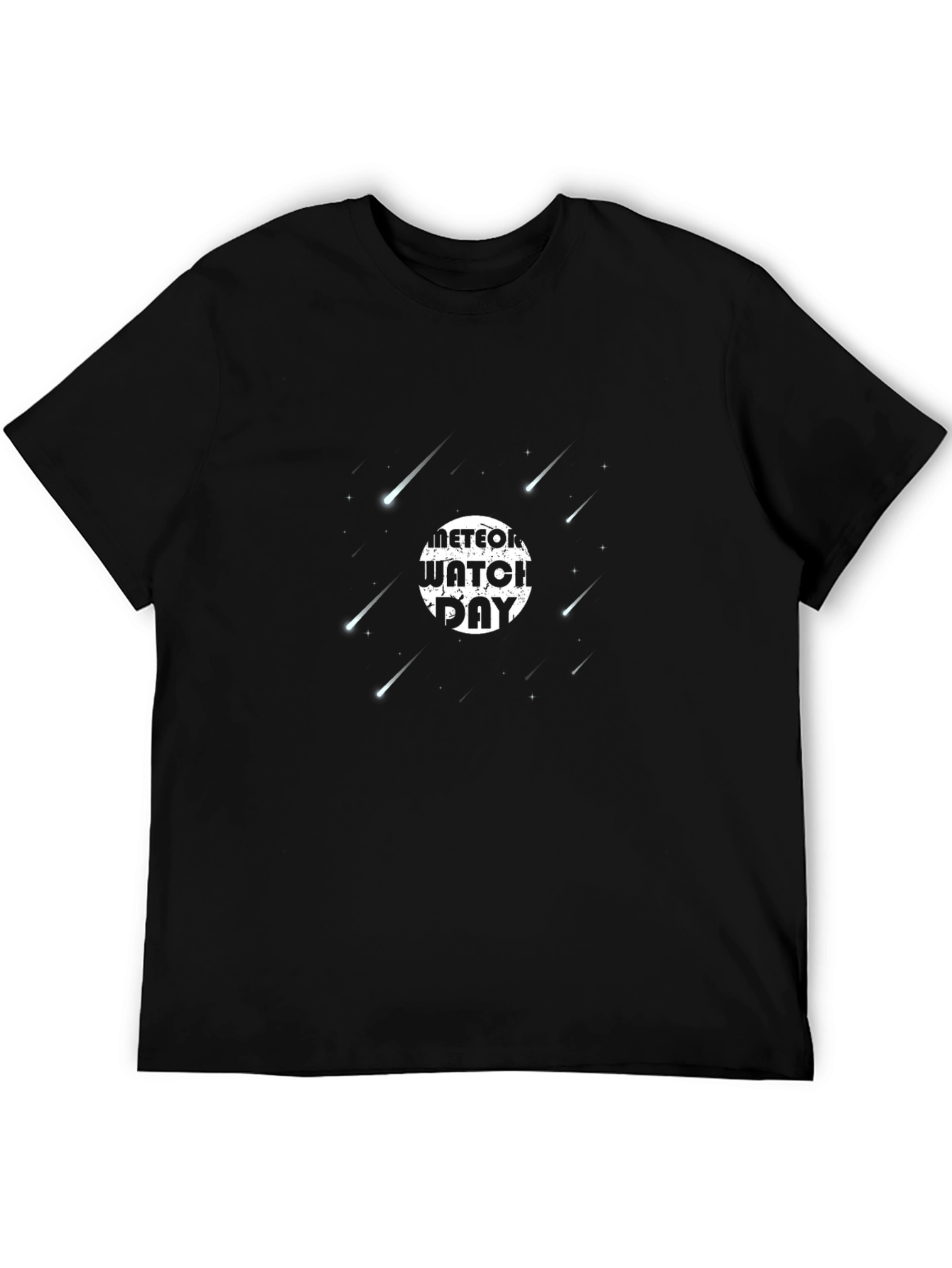 Meteor Watch Day Black T-Shirt