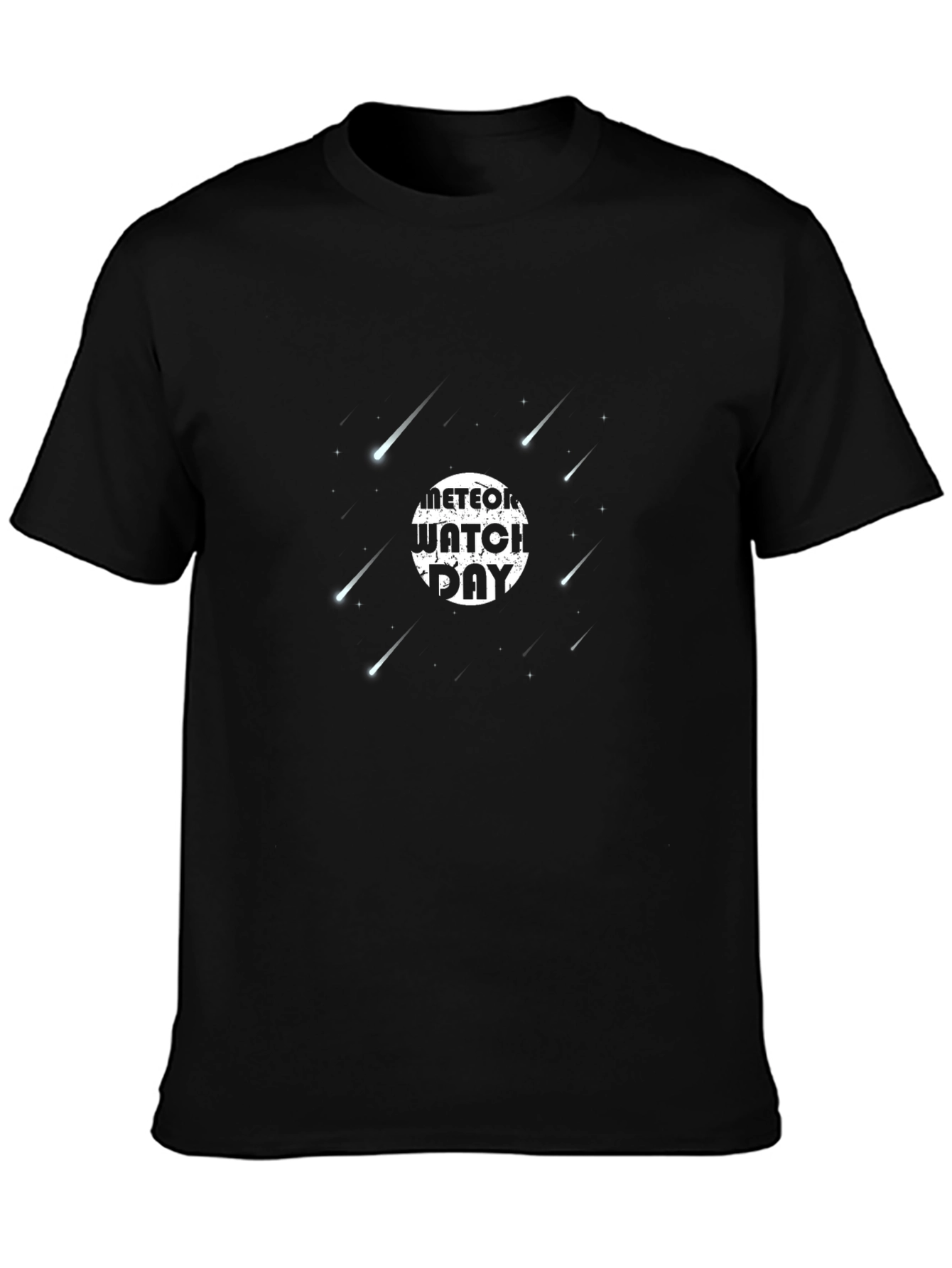Meteor Watch Day Black T-Shirt