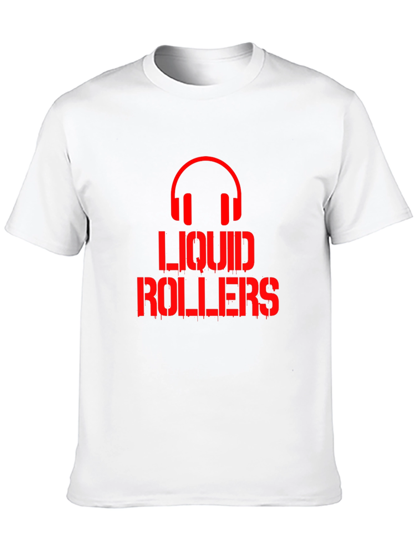 Liquid Rollers Graphic Tee - Black Cotton T-Shirt