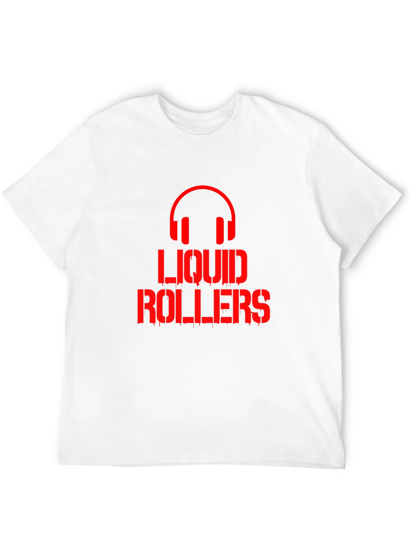 Liquid Rollers Graphic Tee - Black Cotton T-Shirt