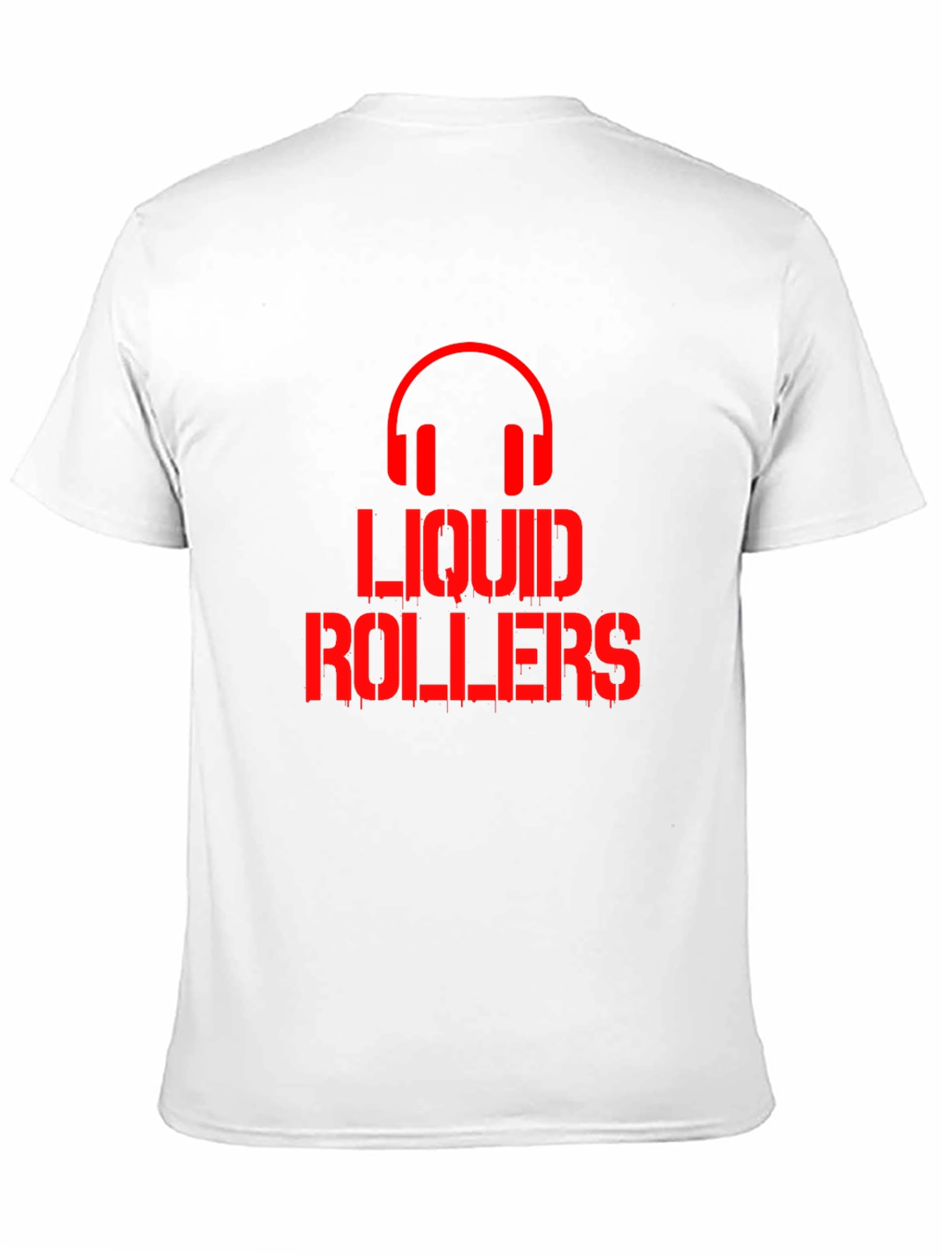 Liquid Rollers Graphic Tee - Black Cotton T-Shirt