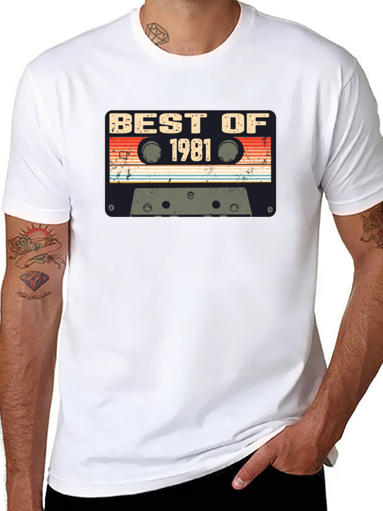 Best of 1981 Cassette Tape Graphic T-Shirt