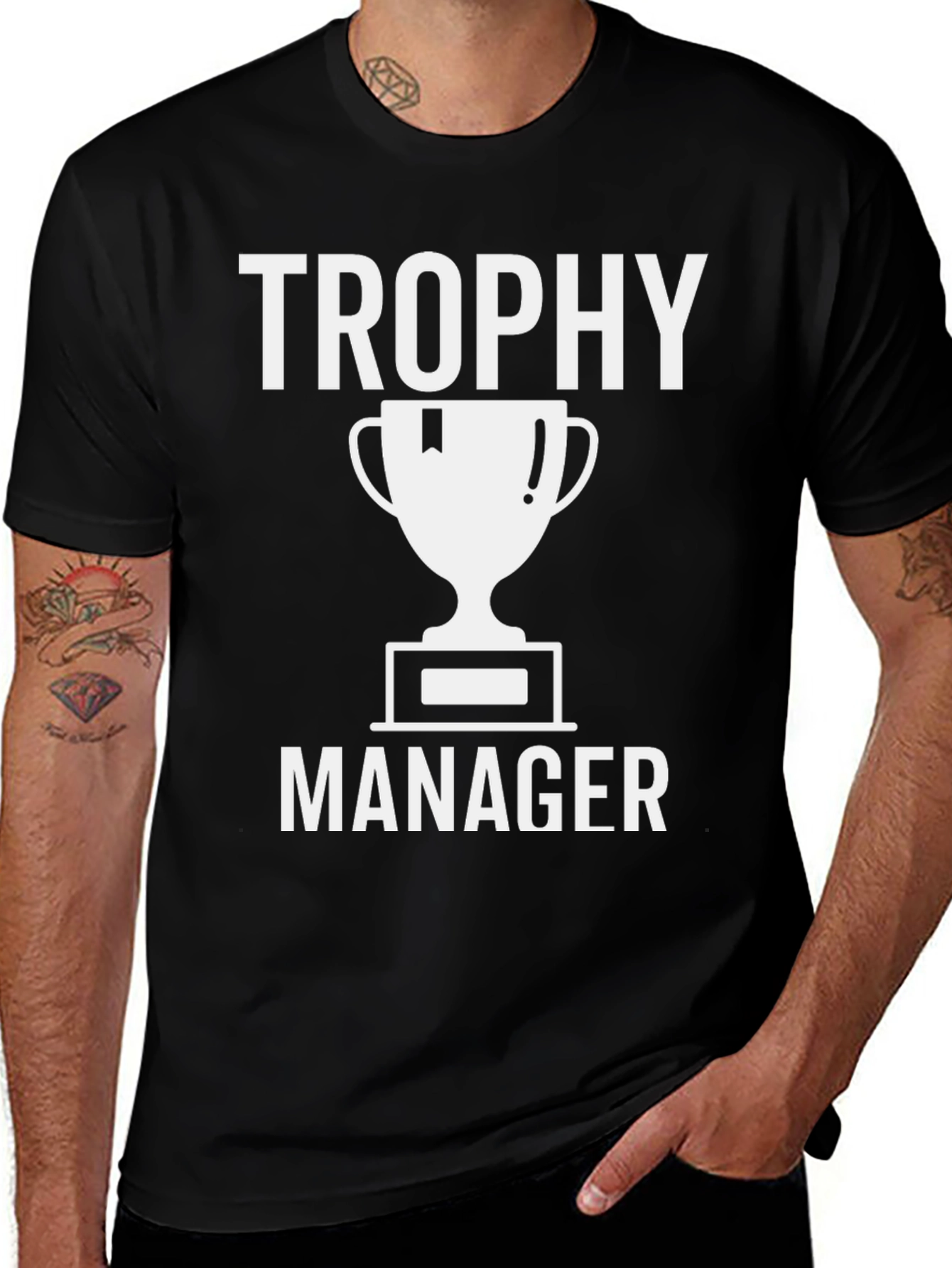 Trophy Manager Graphic Tee - Award Winning Style