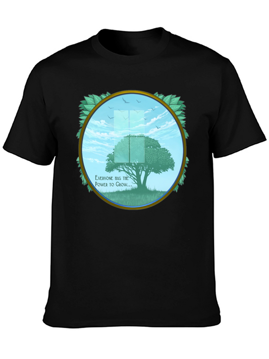 Growth Power Tree Black T-Shirt