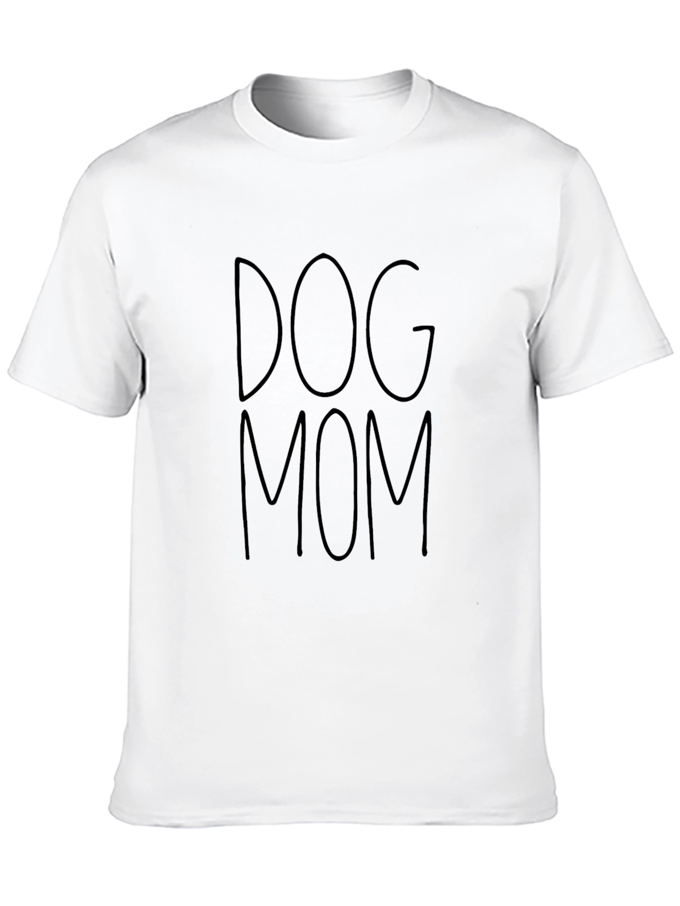 Dog Mom Graphic Tee - Black T-Shirt