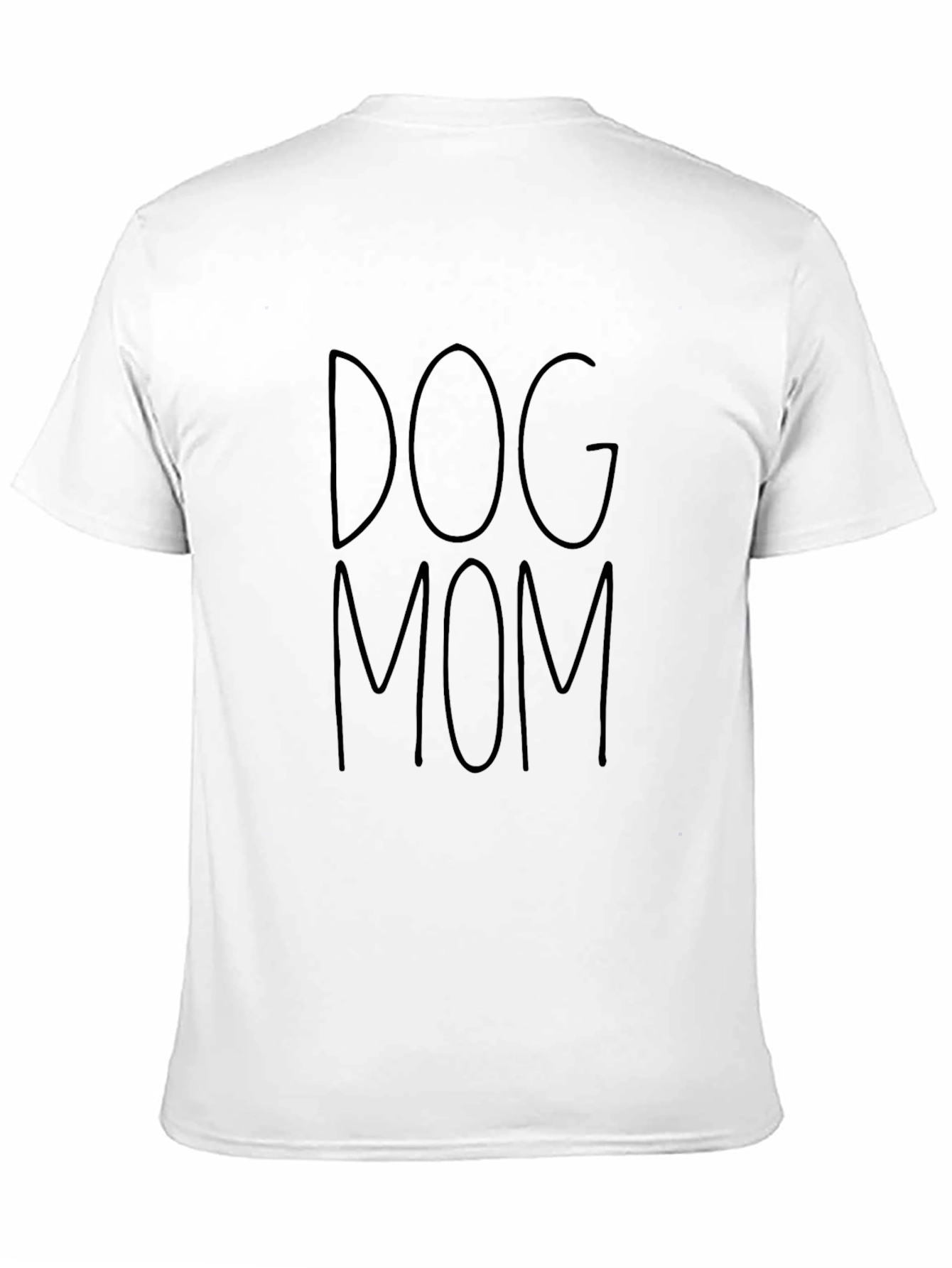 Dog Mom Graphic Tee - Black T-Shirt