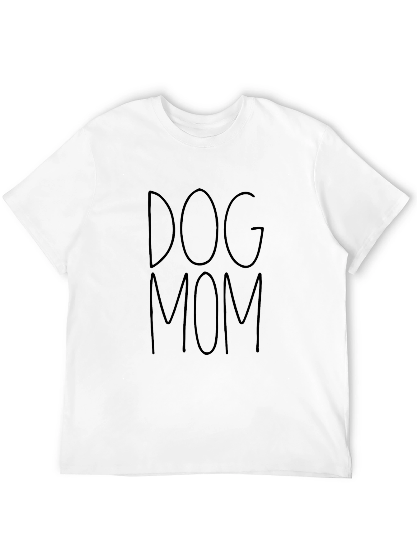 Dog Mom Graphic Tee - Black T-Shirt