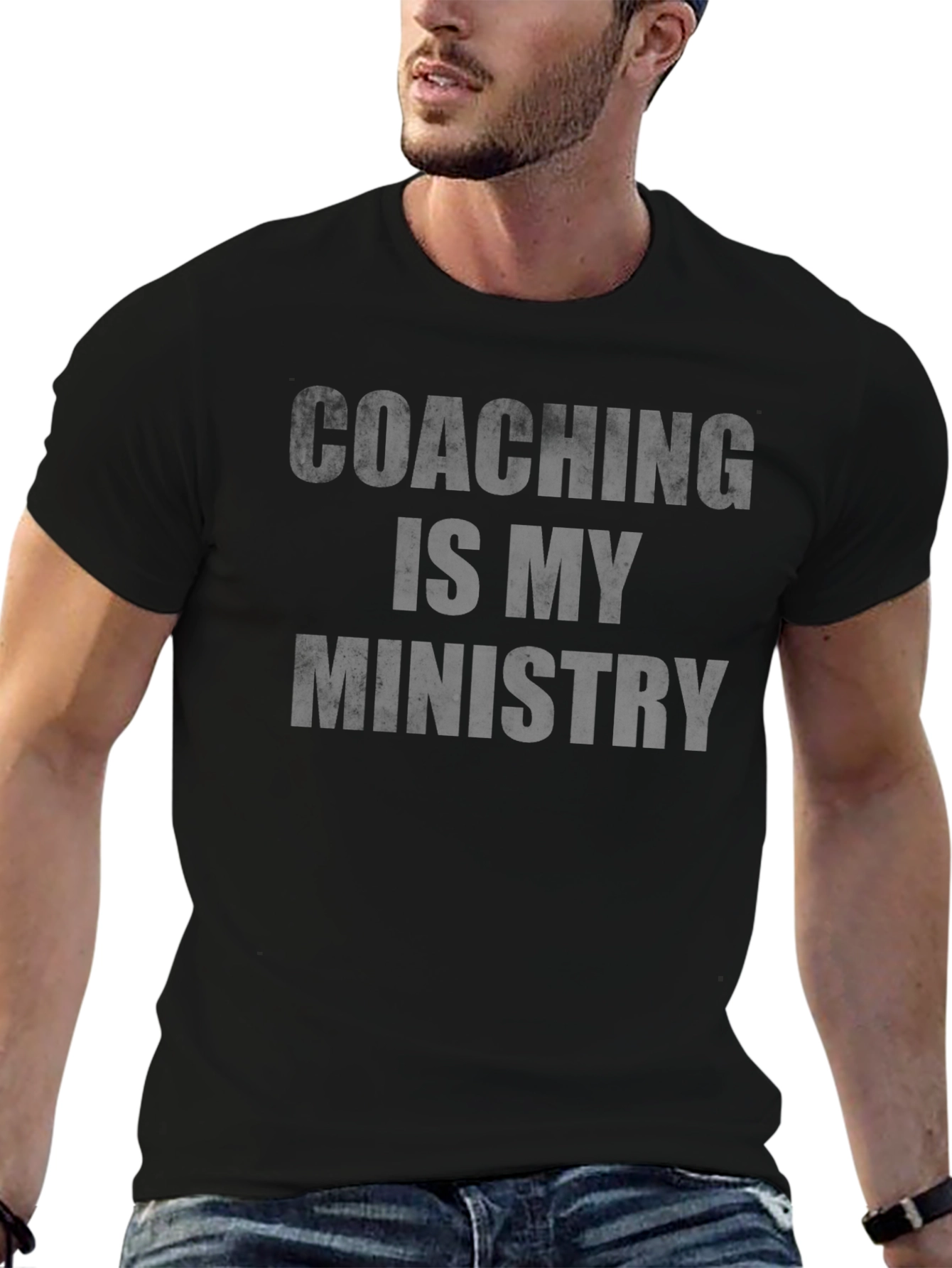 Coaching Is My Ministry T-Shirt - Black