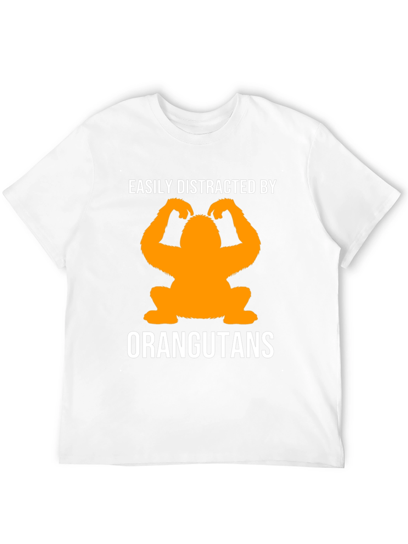 Easily Distracted By Orangutans Graphic Tee