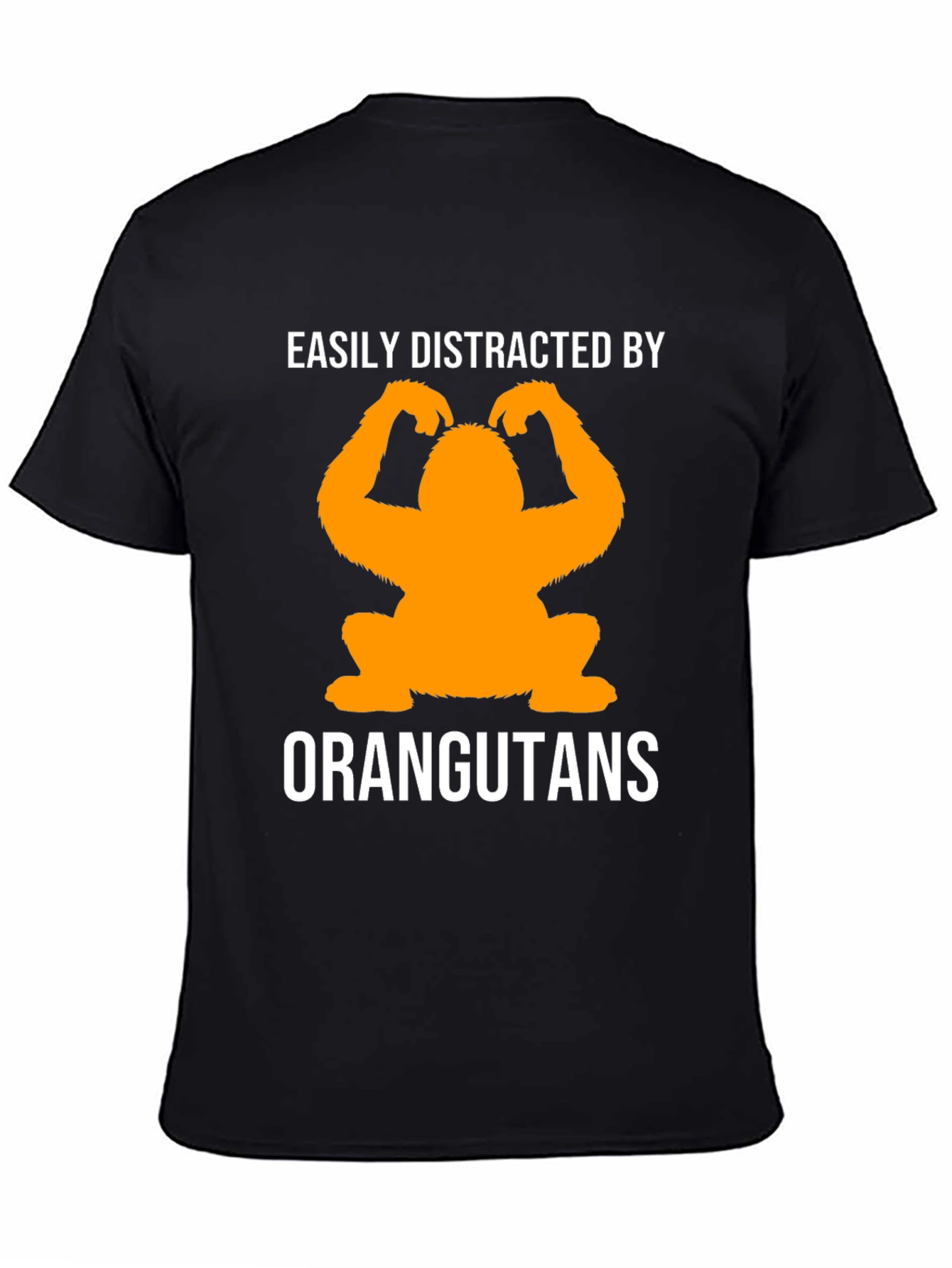 Easily Distracted By Orangutans Graphic Tee