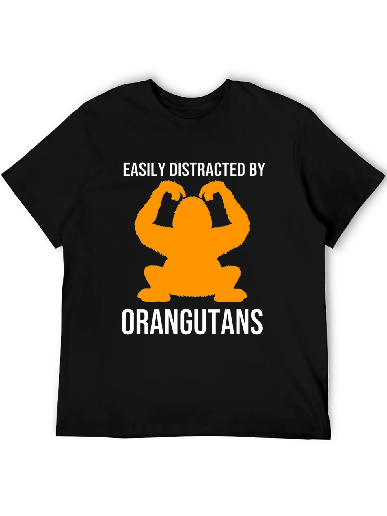 Easily Distracted By Orangutans Graphic Tee