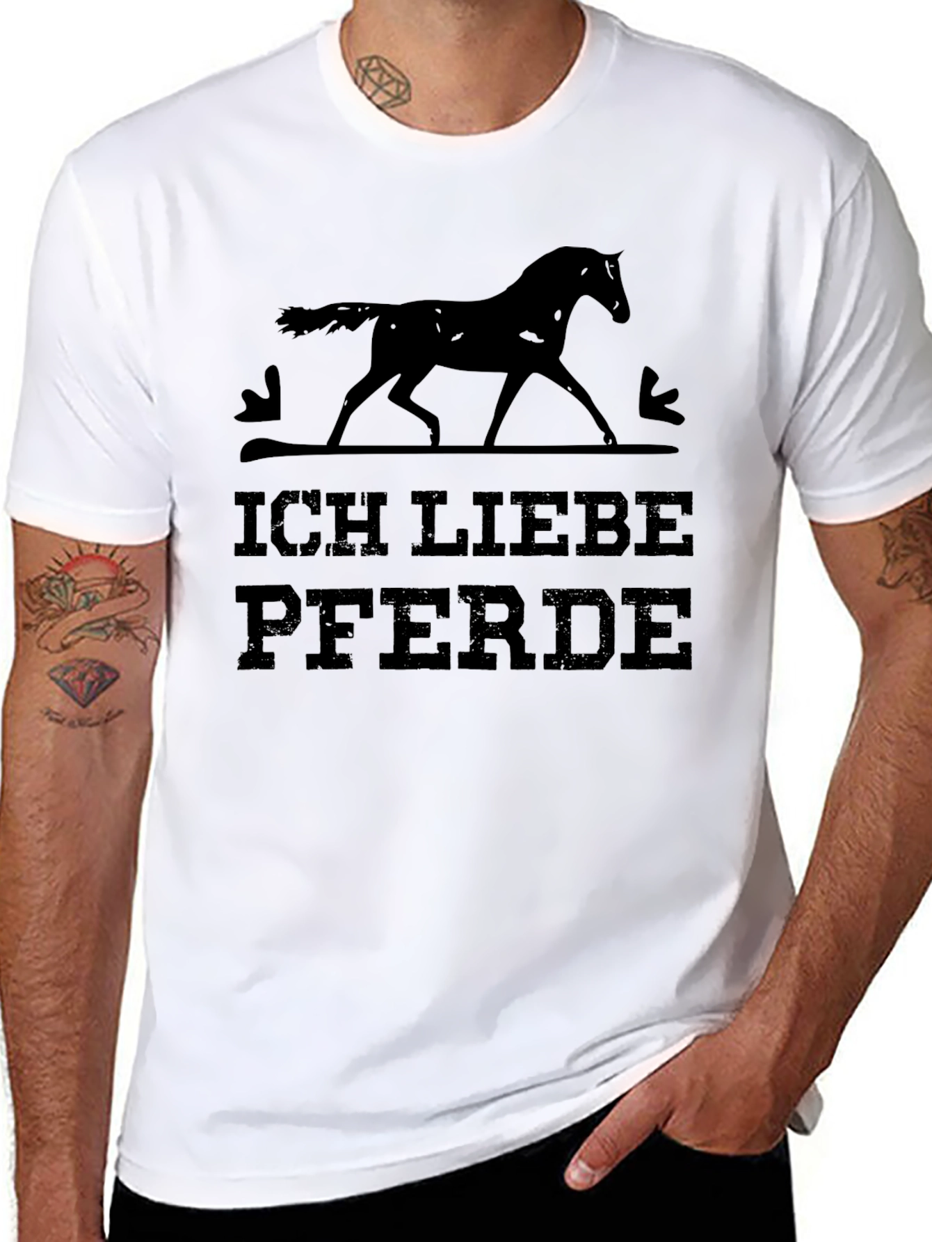 Ich Liebe Pferde T-Shirt - Horse Lover Tee