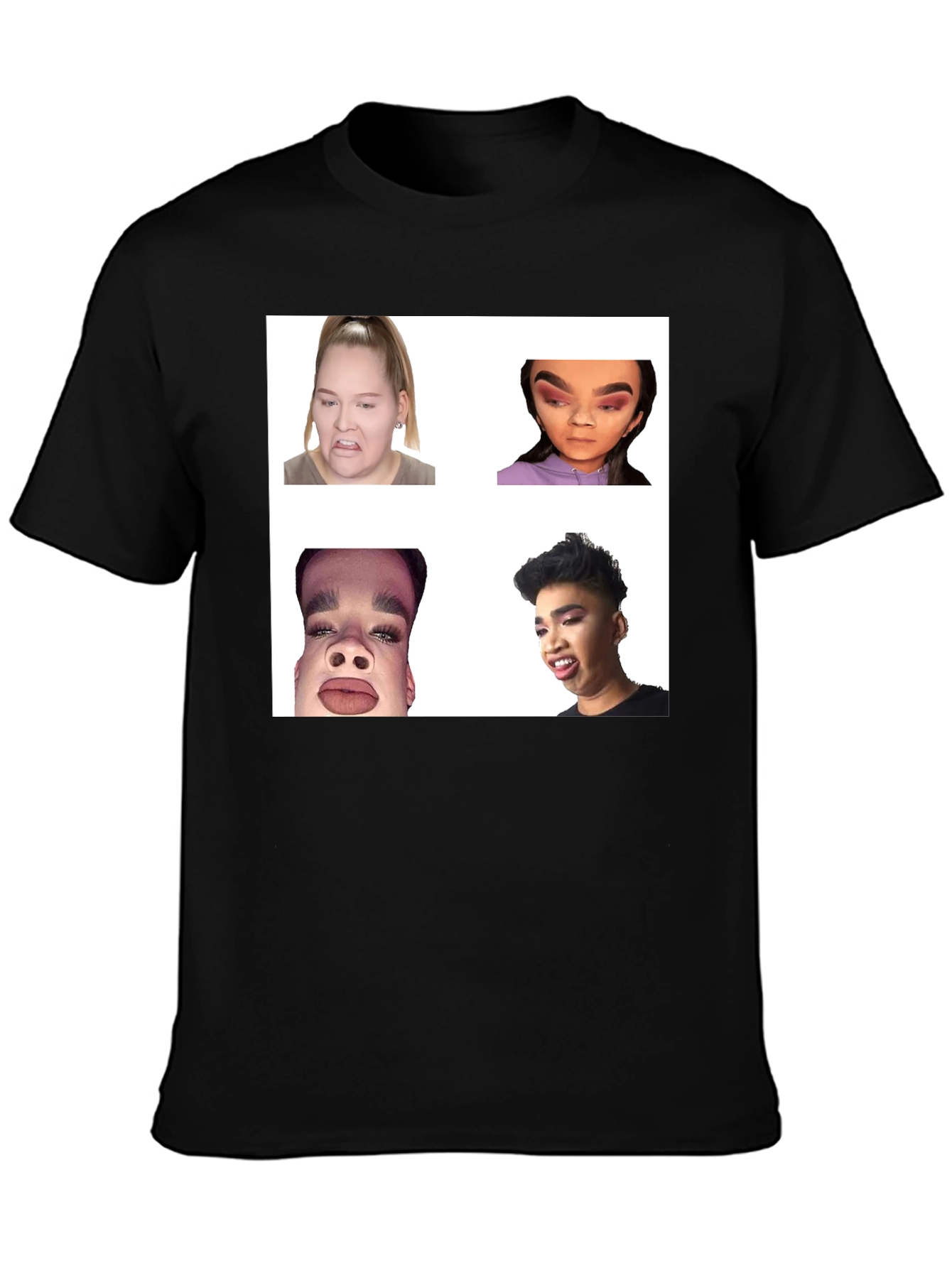 Meme Faces Graphic Tee - Funny Unisex T-Shirt