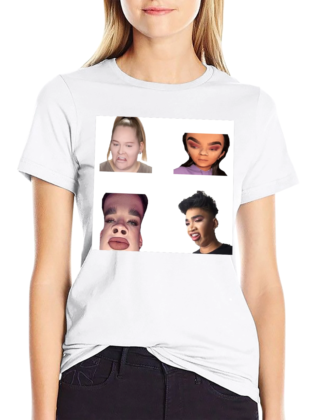 Meme Faces Graphic Tee - Funny Unisex T-Shirt