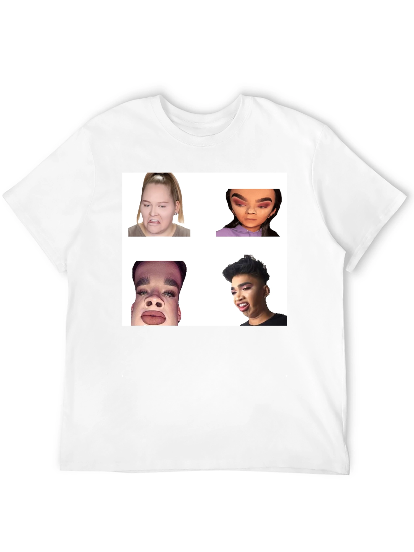 Meme Faces Graphic Tee - Funny Unisex T-Shirt