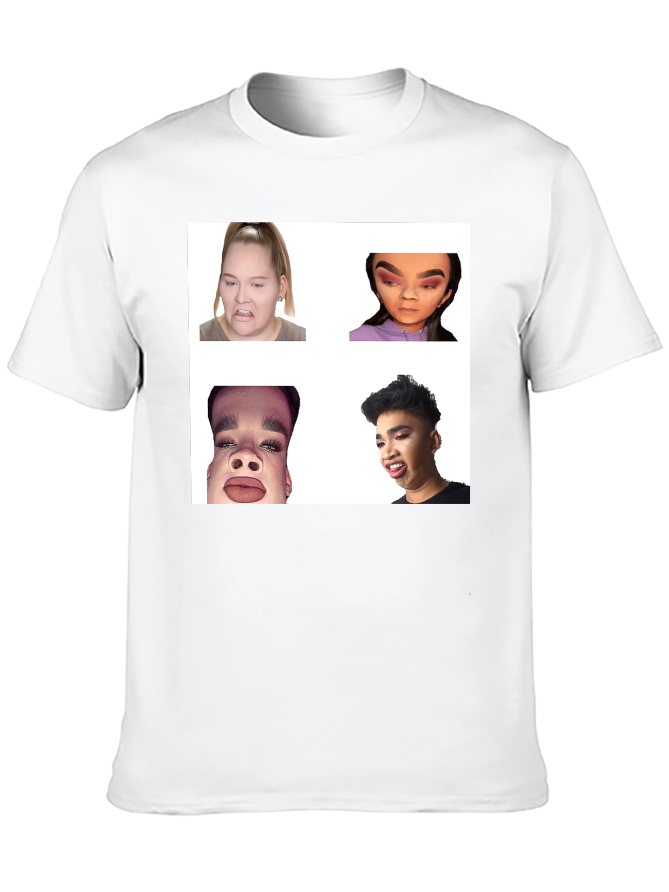 Meme Faces Graphic Tee - Funny Unisex T-Shirt