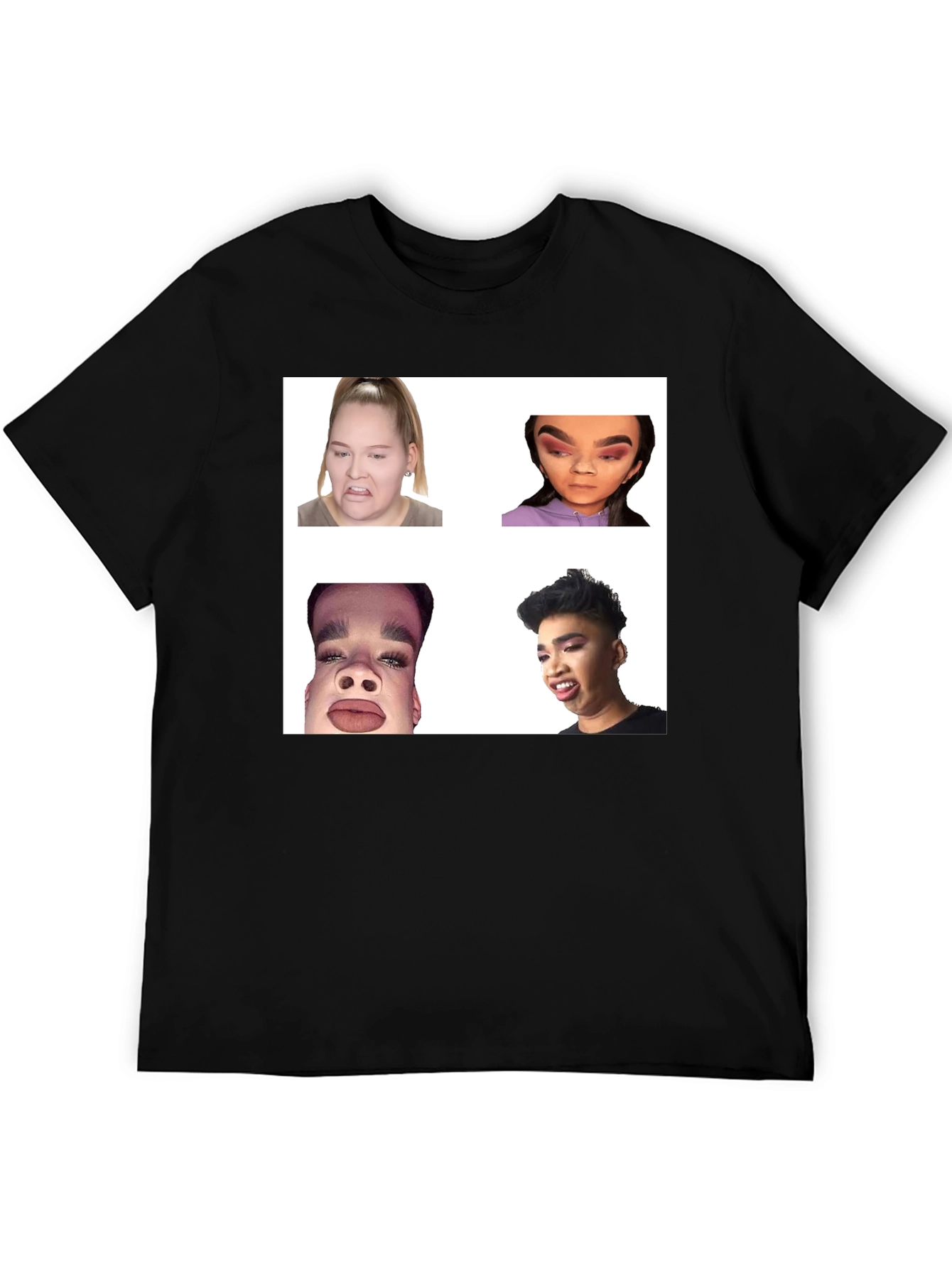 Meme Faces Graphic Tee - Funny Unisex T-Shirt