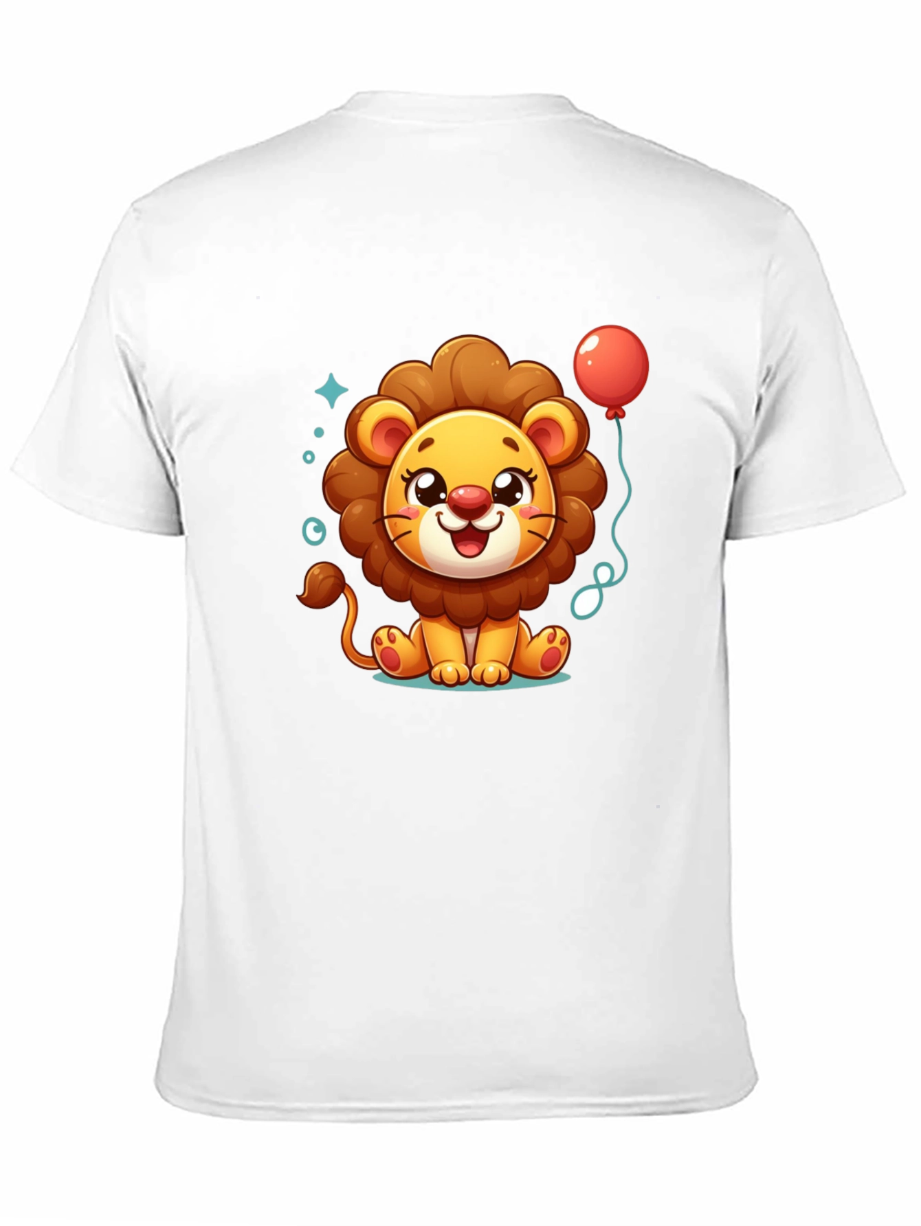 Cute Cartoon Lion Graphic Tee
