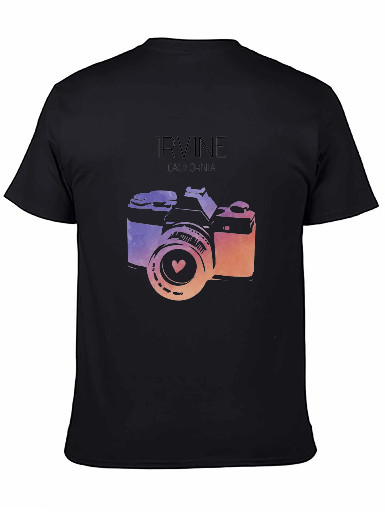 Irvine California Camera Graphic Tee