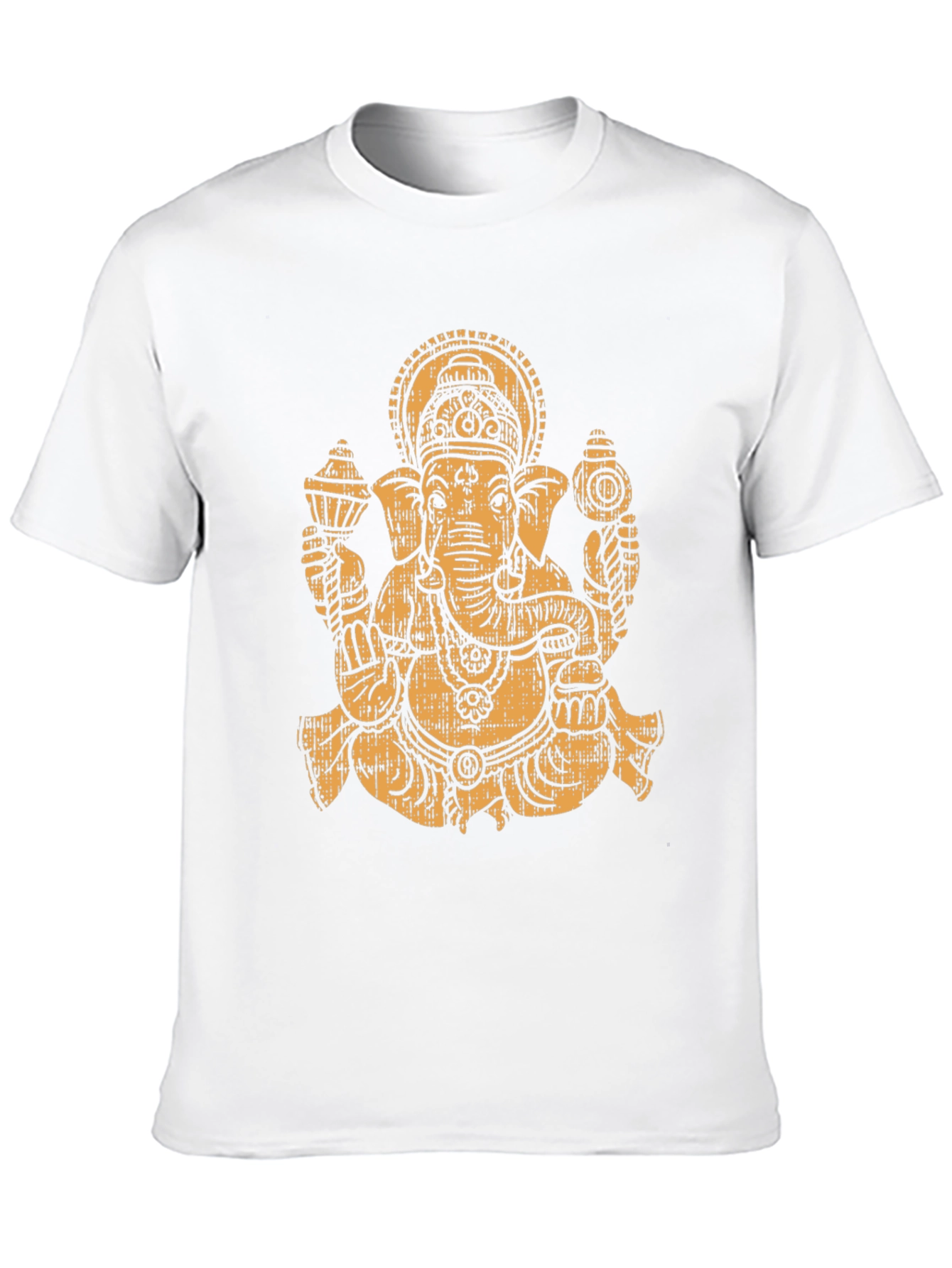 Ganesha Graphic Tee - Black Cotton Blend