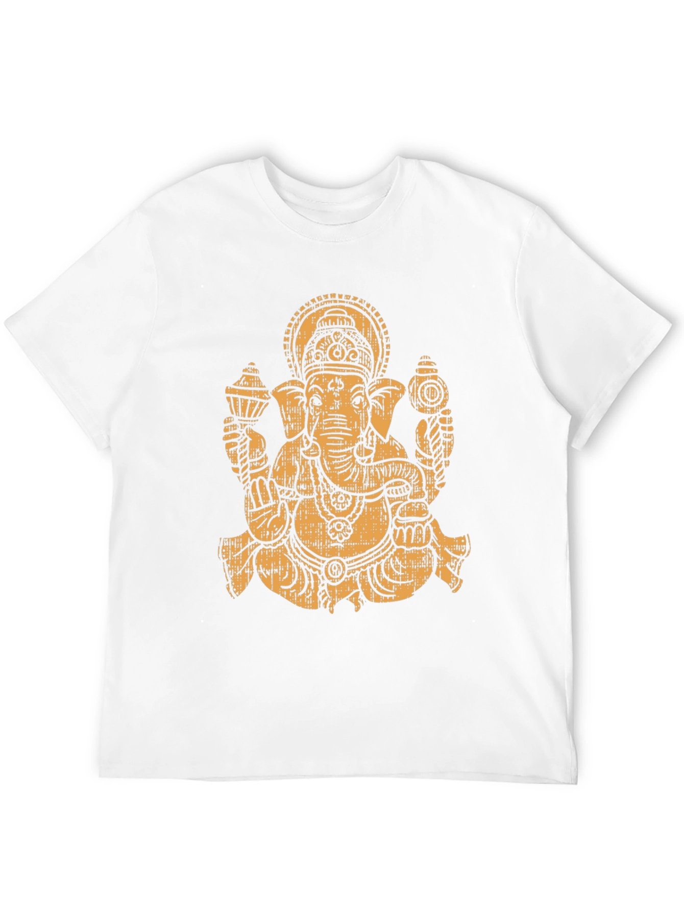 Ganesha Graphic Tee - Black Cotton Blend