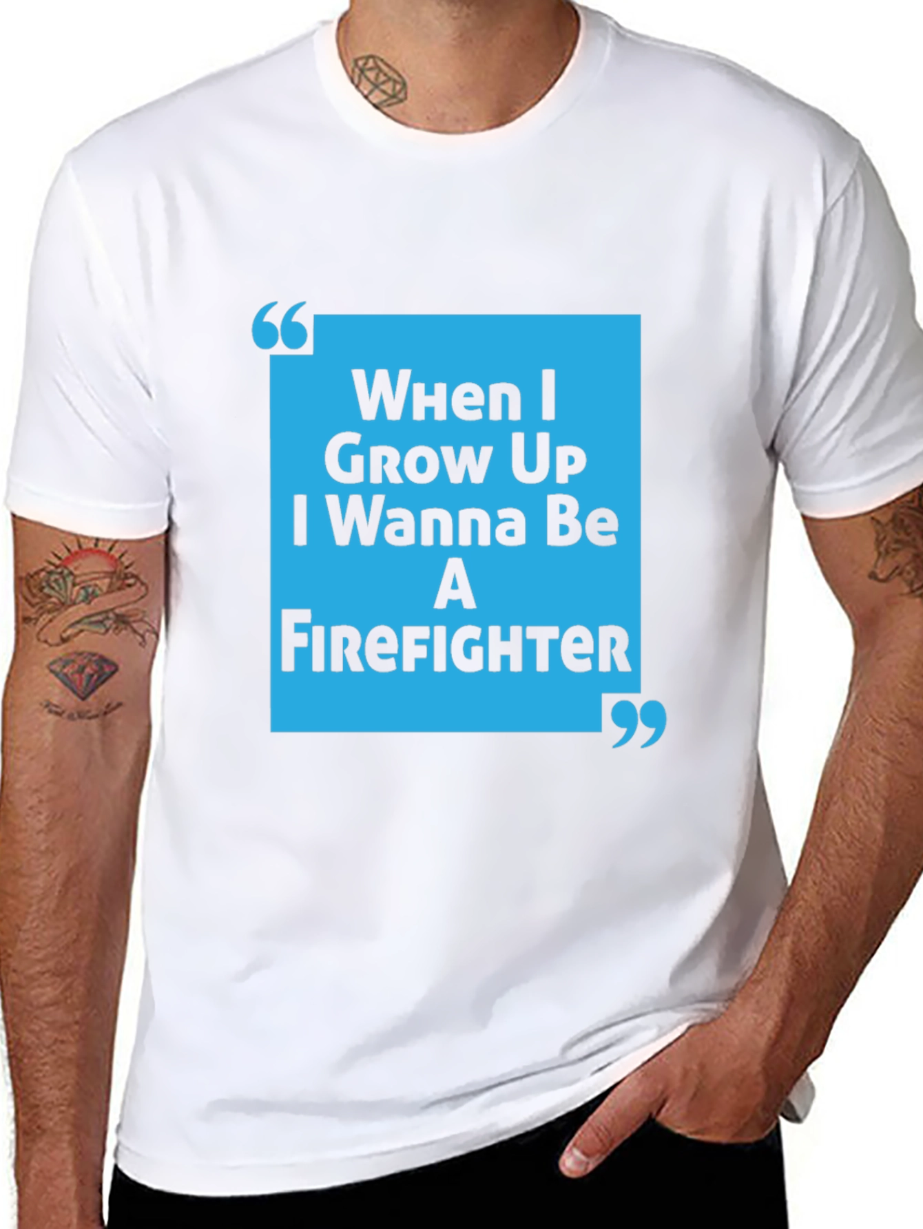 Firefighter Aspirations T-Shirt - When I Grow Up