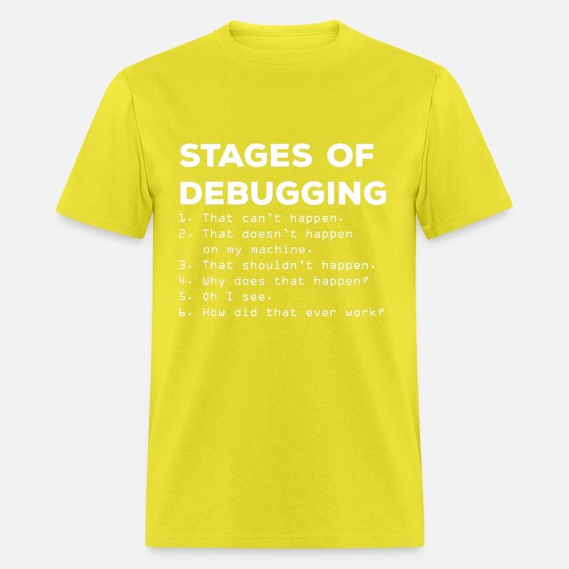 6 Stages Of Debugging Funny Programming Developer