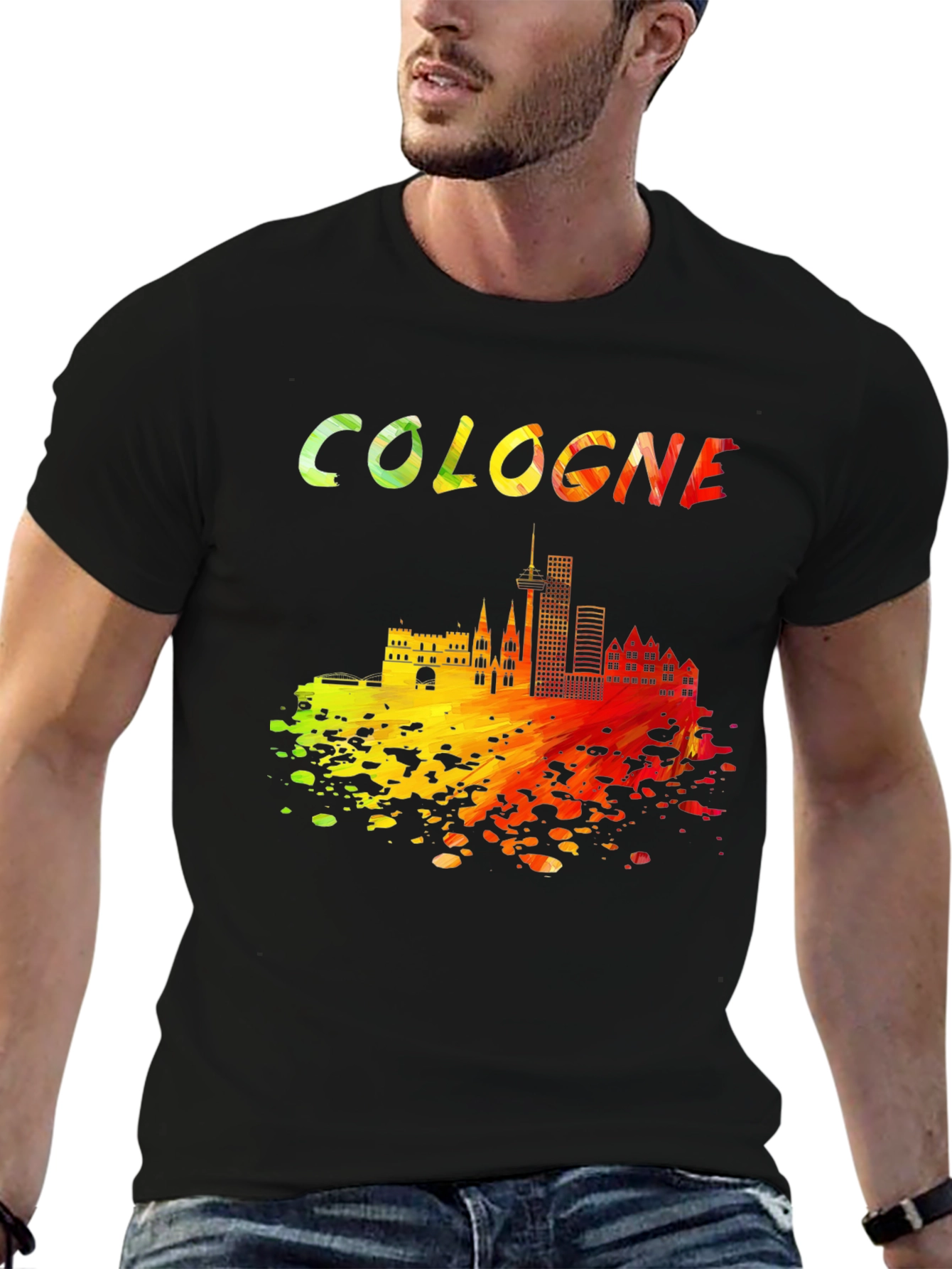 Cologne Skyline Graphic Tee - Unisex