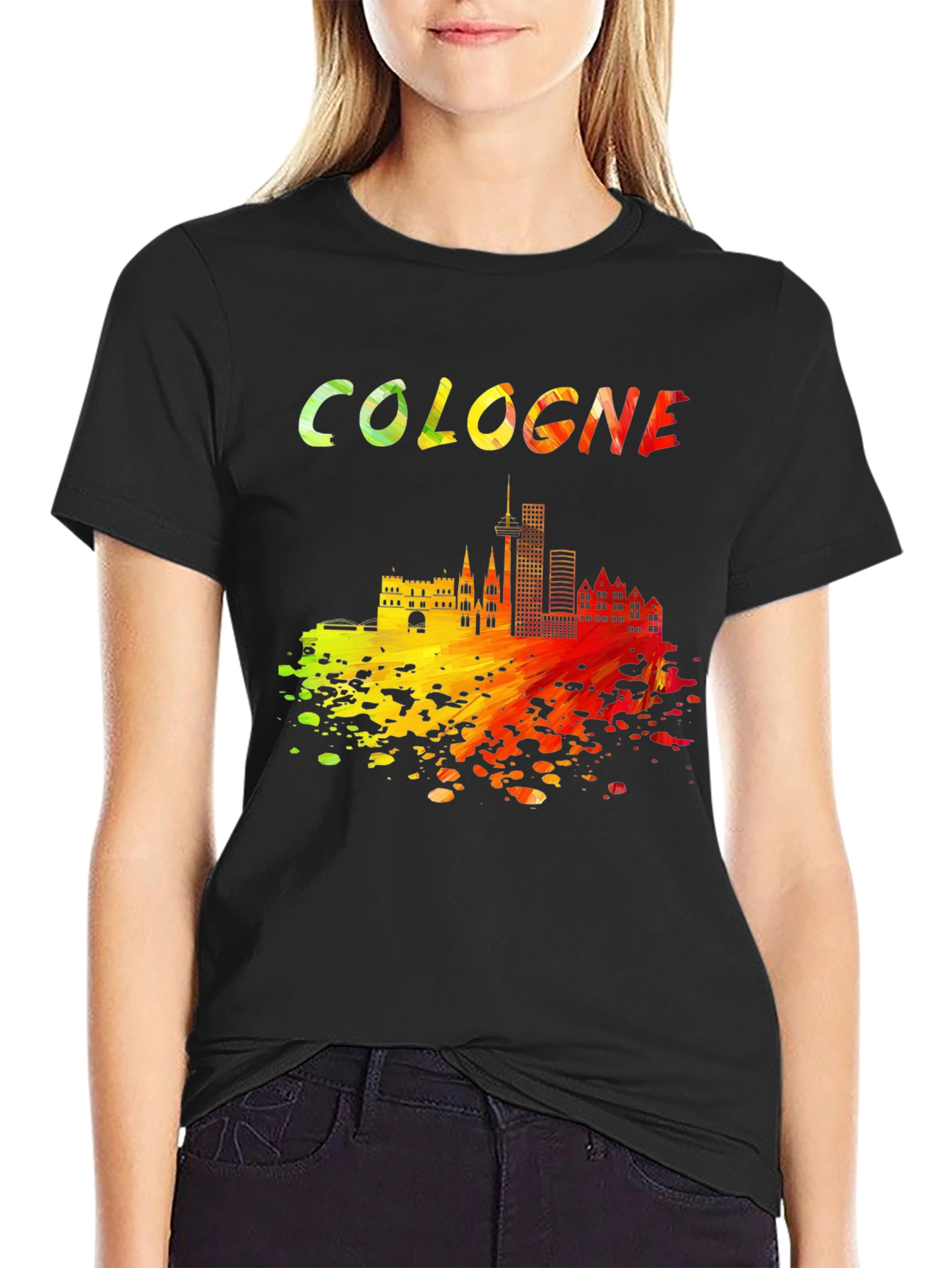 Cologne Skyline Graphic Tee - Unisex