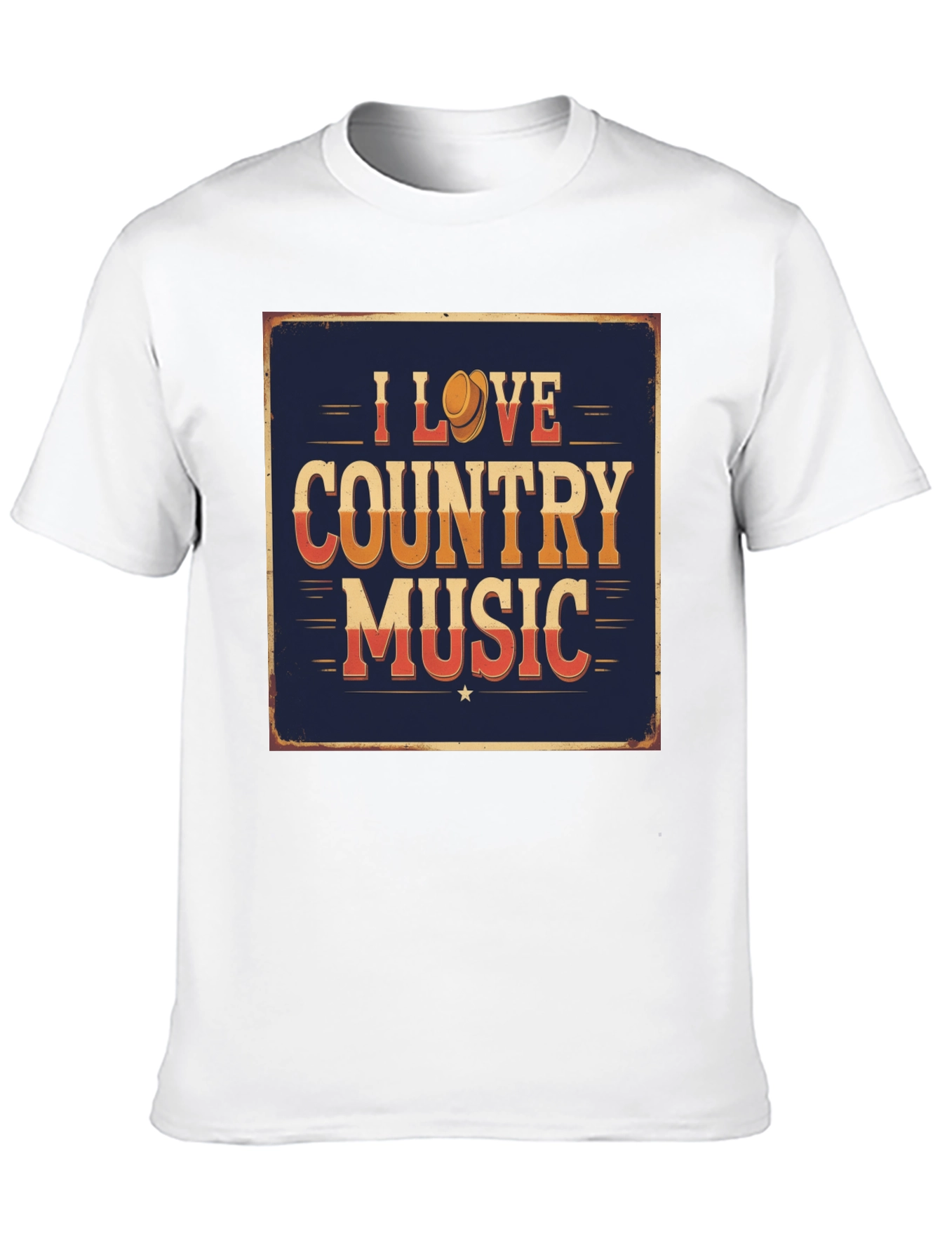 I Love Country Music Graphic T-Shirt