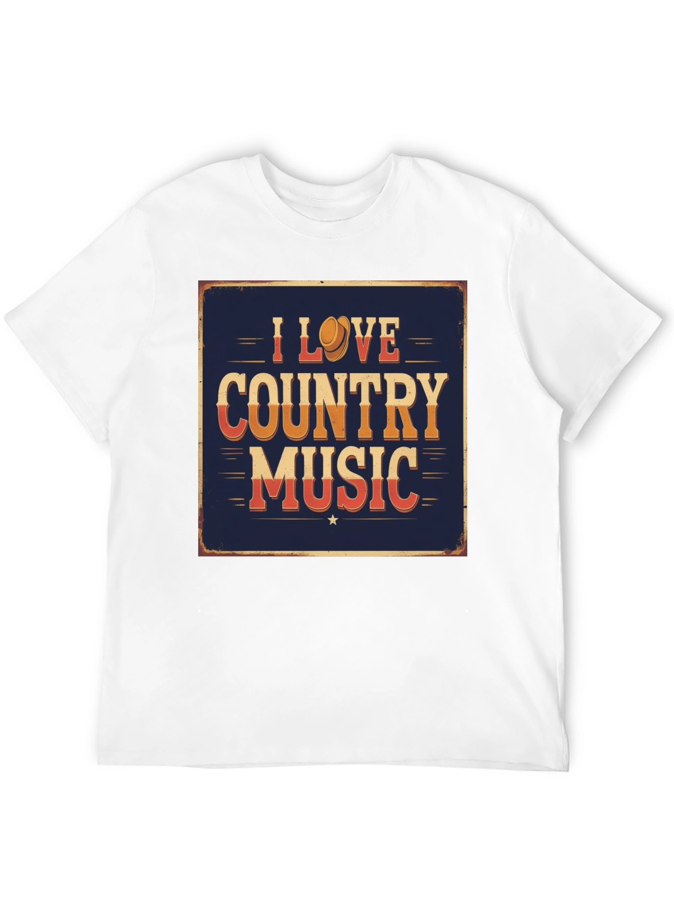 I Love Country Music Graphic T-Shirt