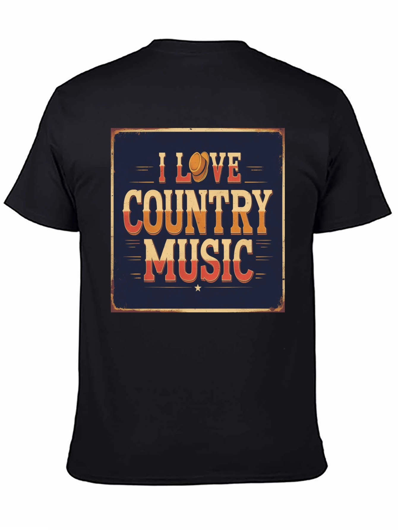 I Love Country Music Graphic T-Shirt