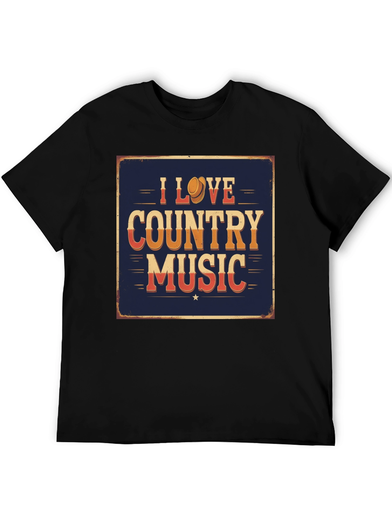 I Love Country Music Graphic T-Shirt