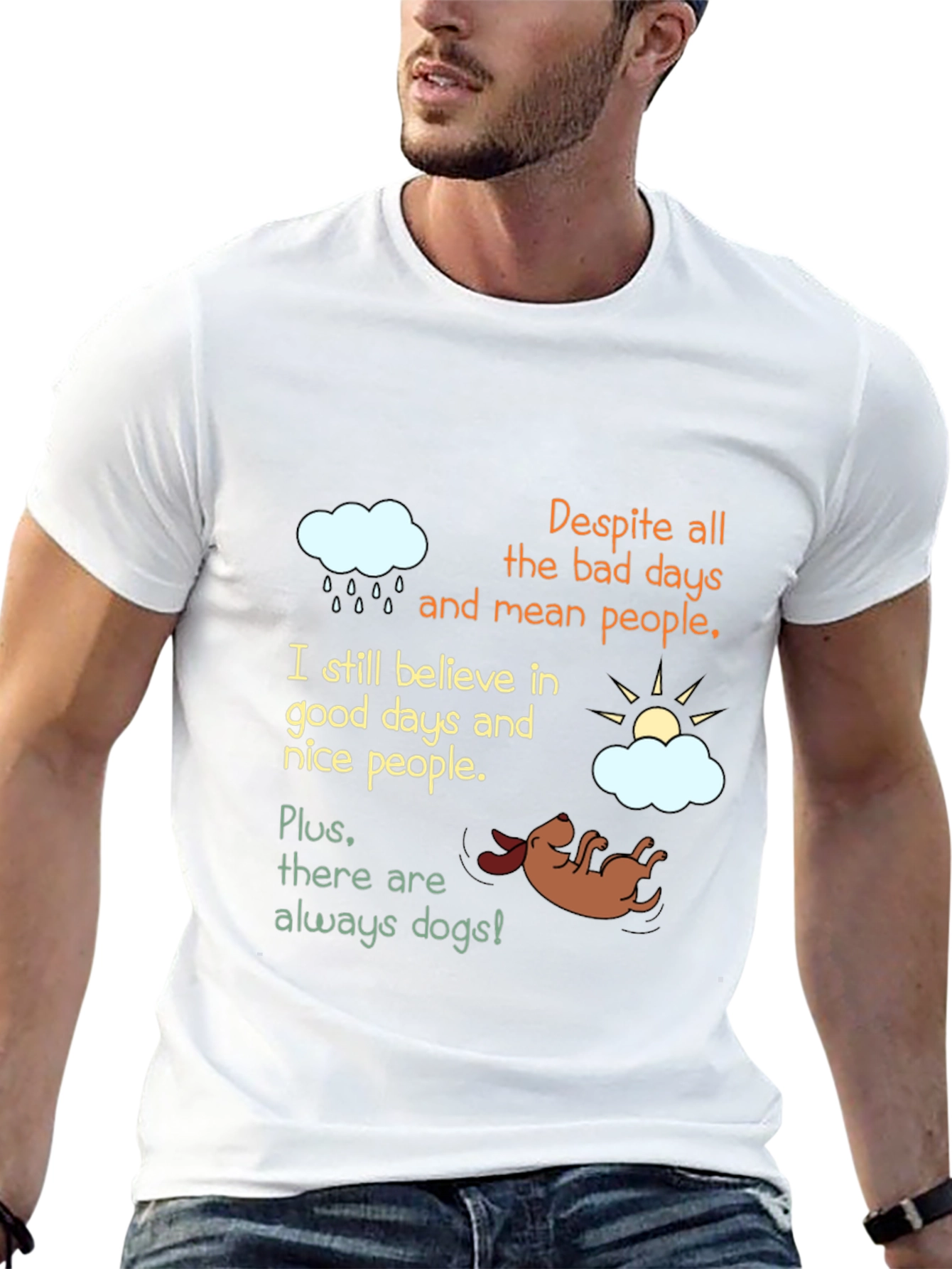 Optimistic Dog Lover T-Shirt